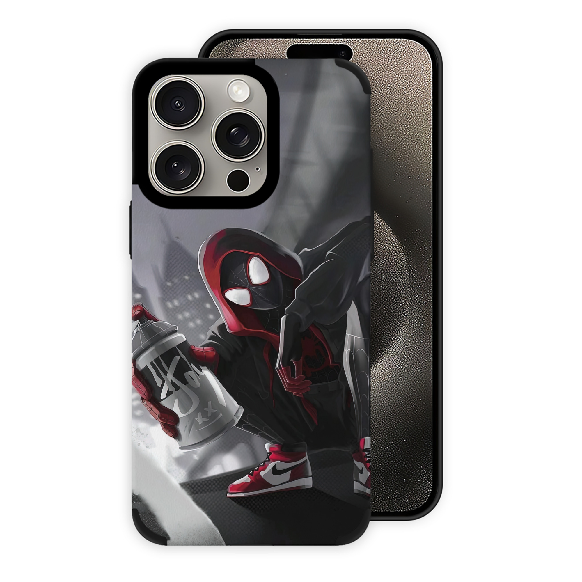 Spider Man スパイダーマン 【iPhone15ProMax対応】 PUレザー スマホケース 耐衝撃＆黄変防止