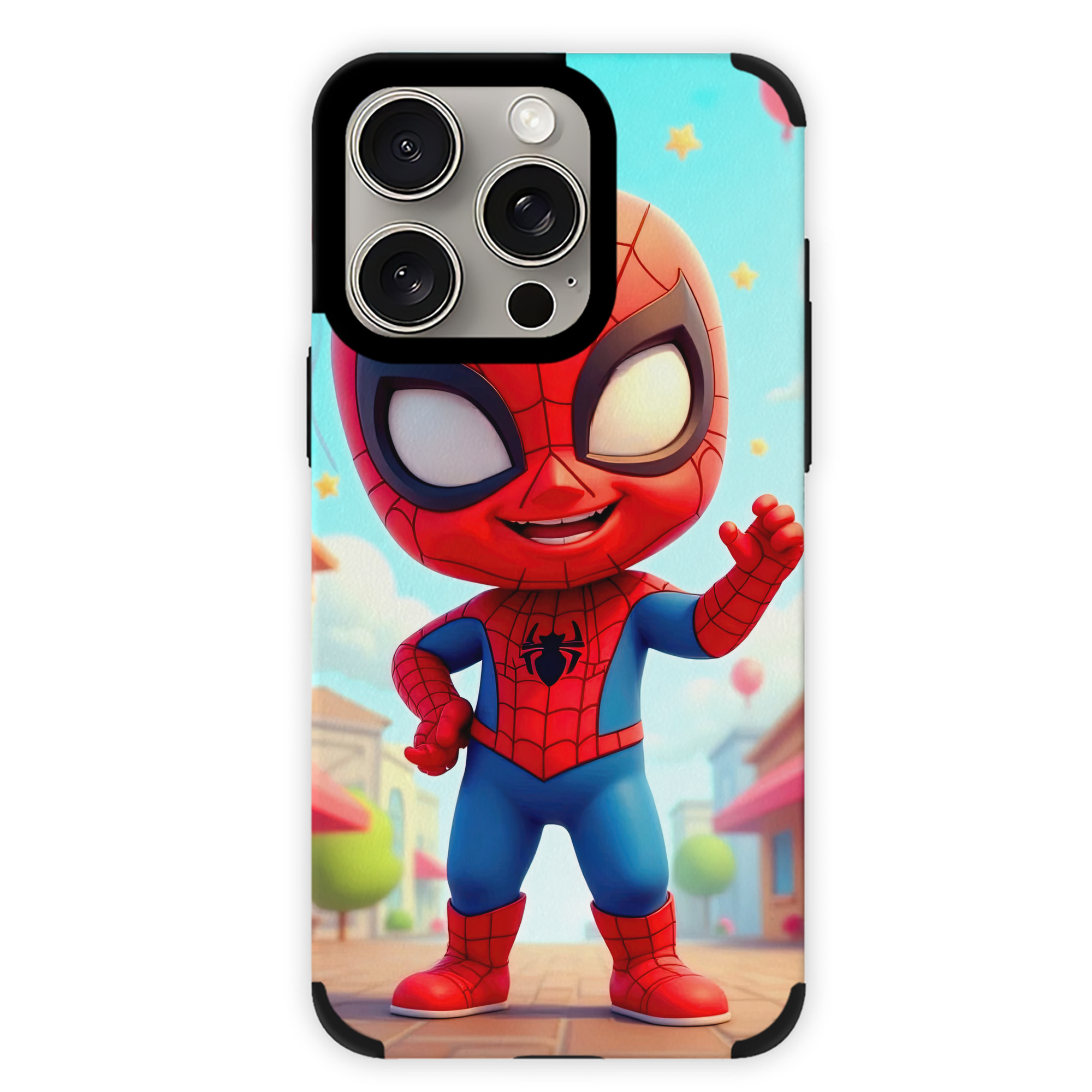 Spider Man スパイダーマン 【iPhone15ProMax対応】 PUレザー スマホケース 耐衝撃＆黄変防止