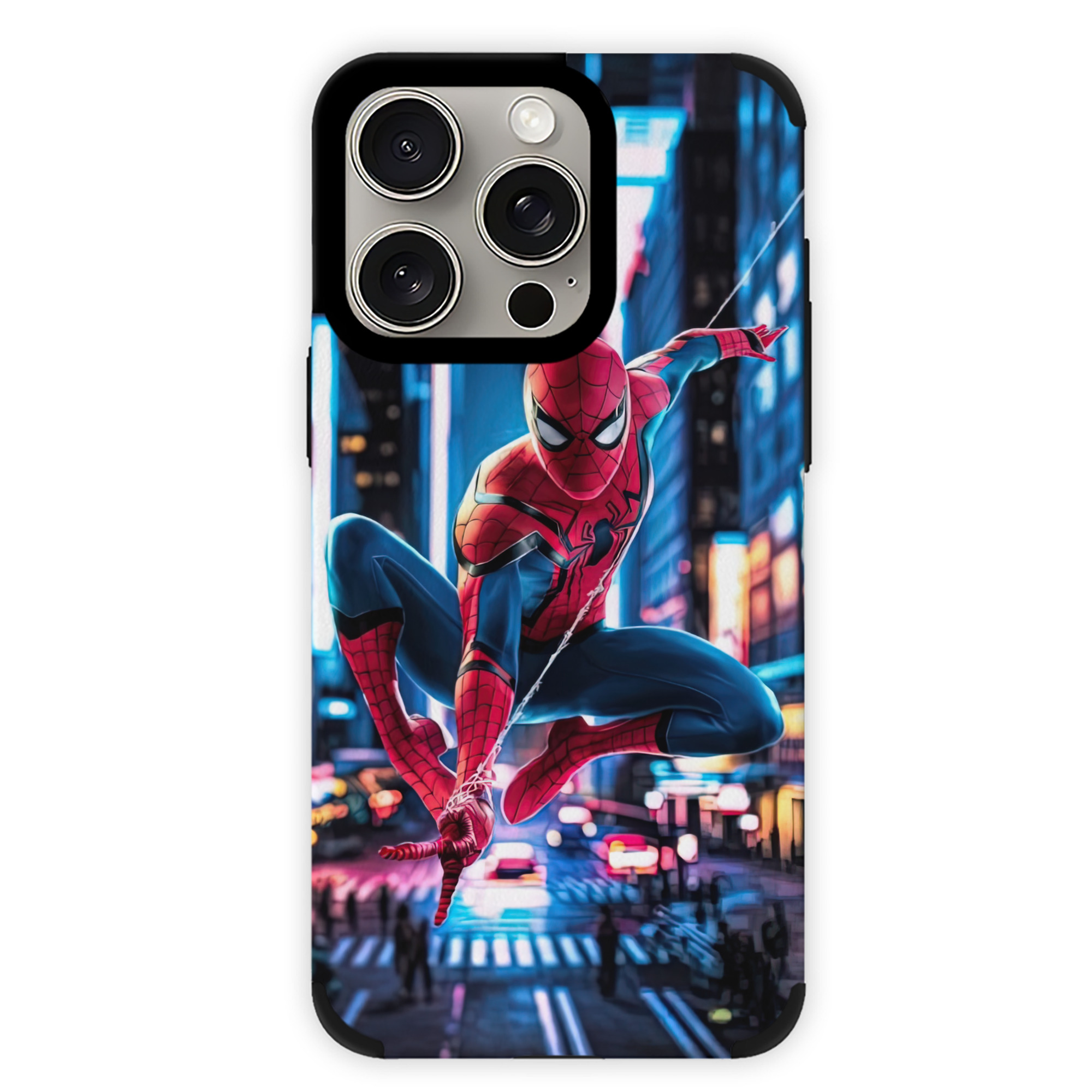 Spider Man スパイダーマン 【iPhone15ProMax対応】 PUレザー スマホケース 耐衝撃＆黄変防止
