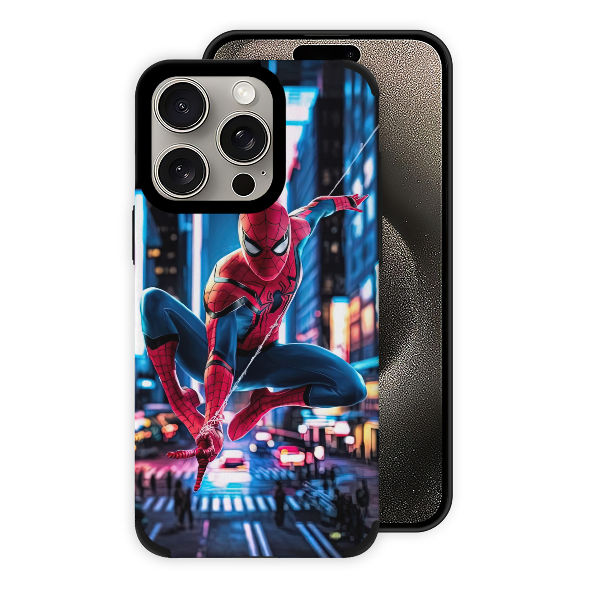 Spider Man スパイダーマン 【iPhone15ProMax対応】 PUレザー スマホケース 耐衝撃＆黄変防止