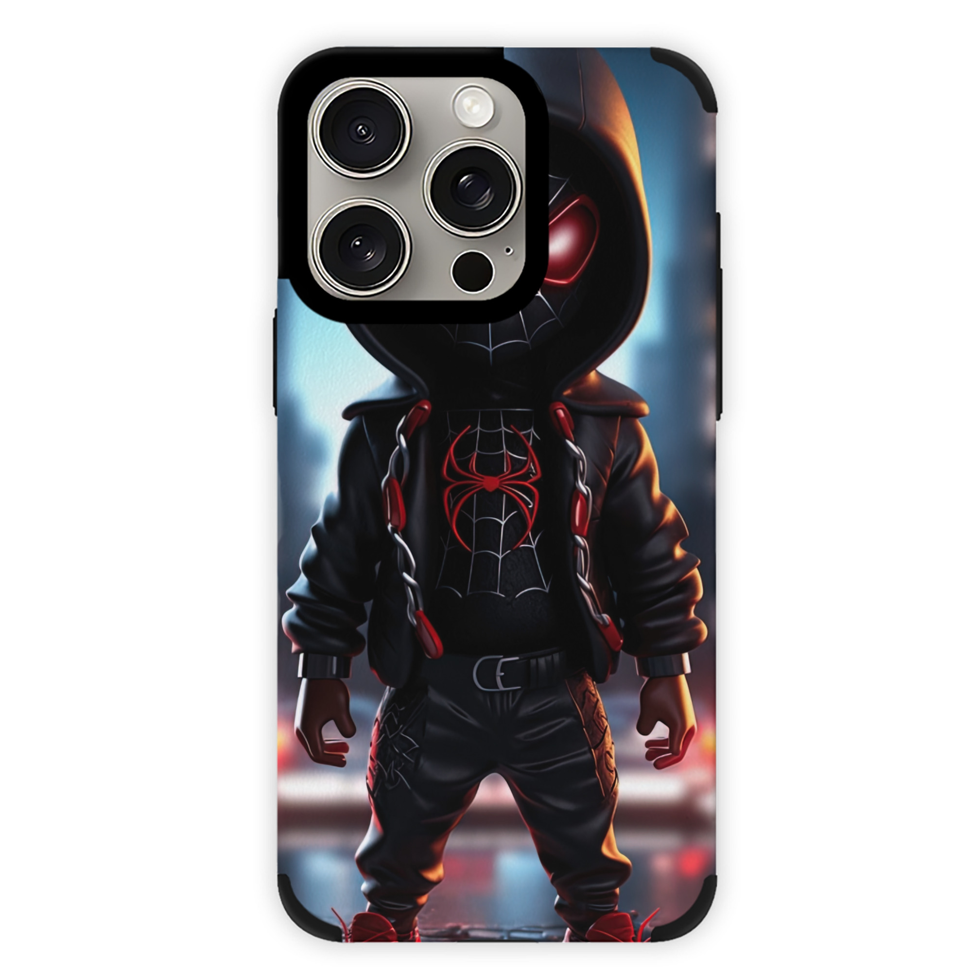 （画像用） Spider Man スパイダーマン 【iPhone15ProMax対応】 PUレザー スマホケース 耐衝撃＆黄変防止