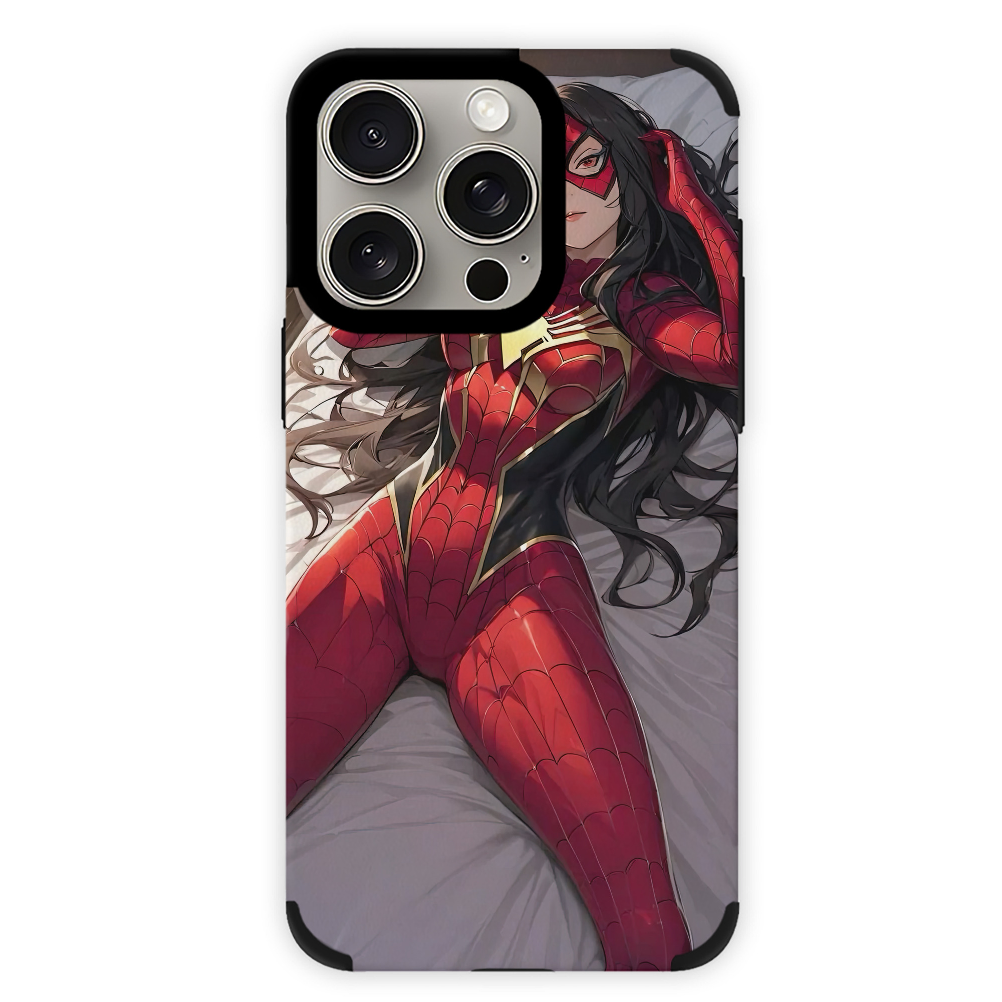 Spider Man スパイダーマン 【iPhone15ProMax対応】 PUレザー スマホケース 耐衝撃＆黄変防止