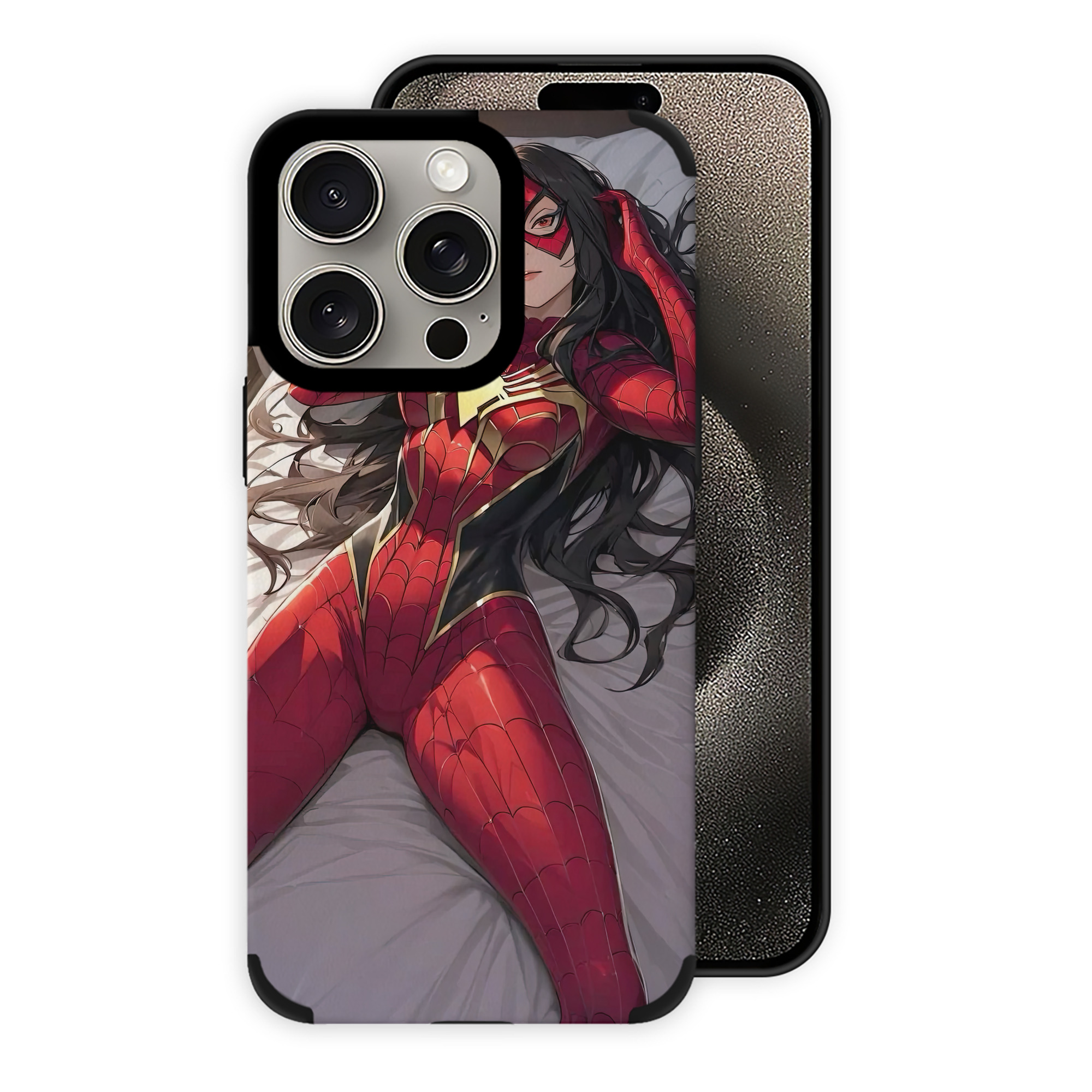 Spider Man スパイダーマン 【iPhone15ProMax対応】 PUレザー スマホケース 耐衝撃＆黄変防止