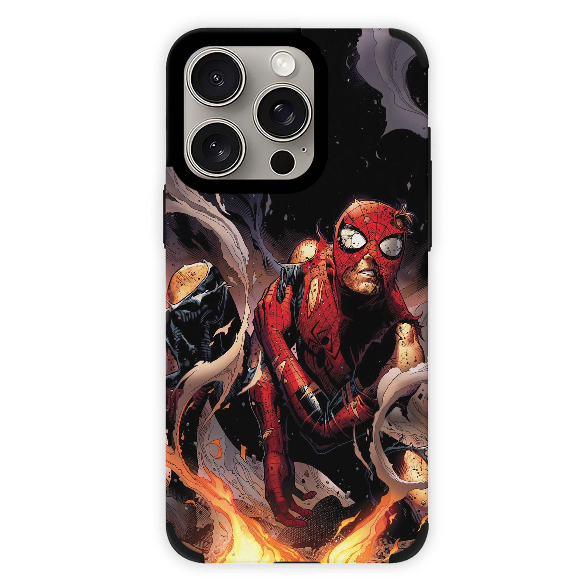 Spider Man スパイダーマン 【iPhone15ProMax対応】 PUレザー スマホケース 耐衝撃＆黄変防止