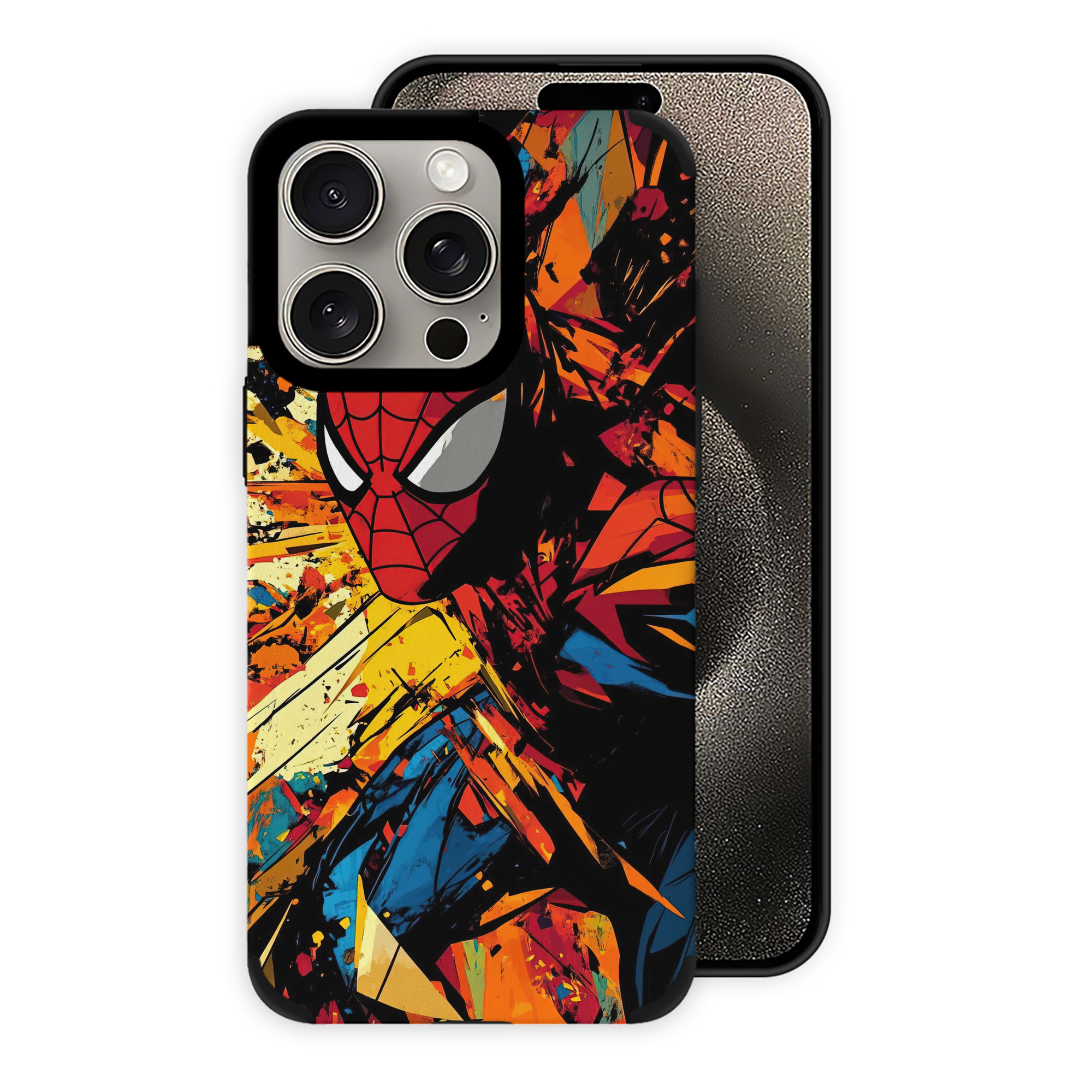 Spider Man スパイダーマン 【iPhone15ProMax対応】 PUレザー スマホケース 耐衝撃＆黄変防止