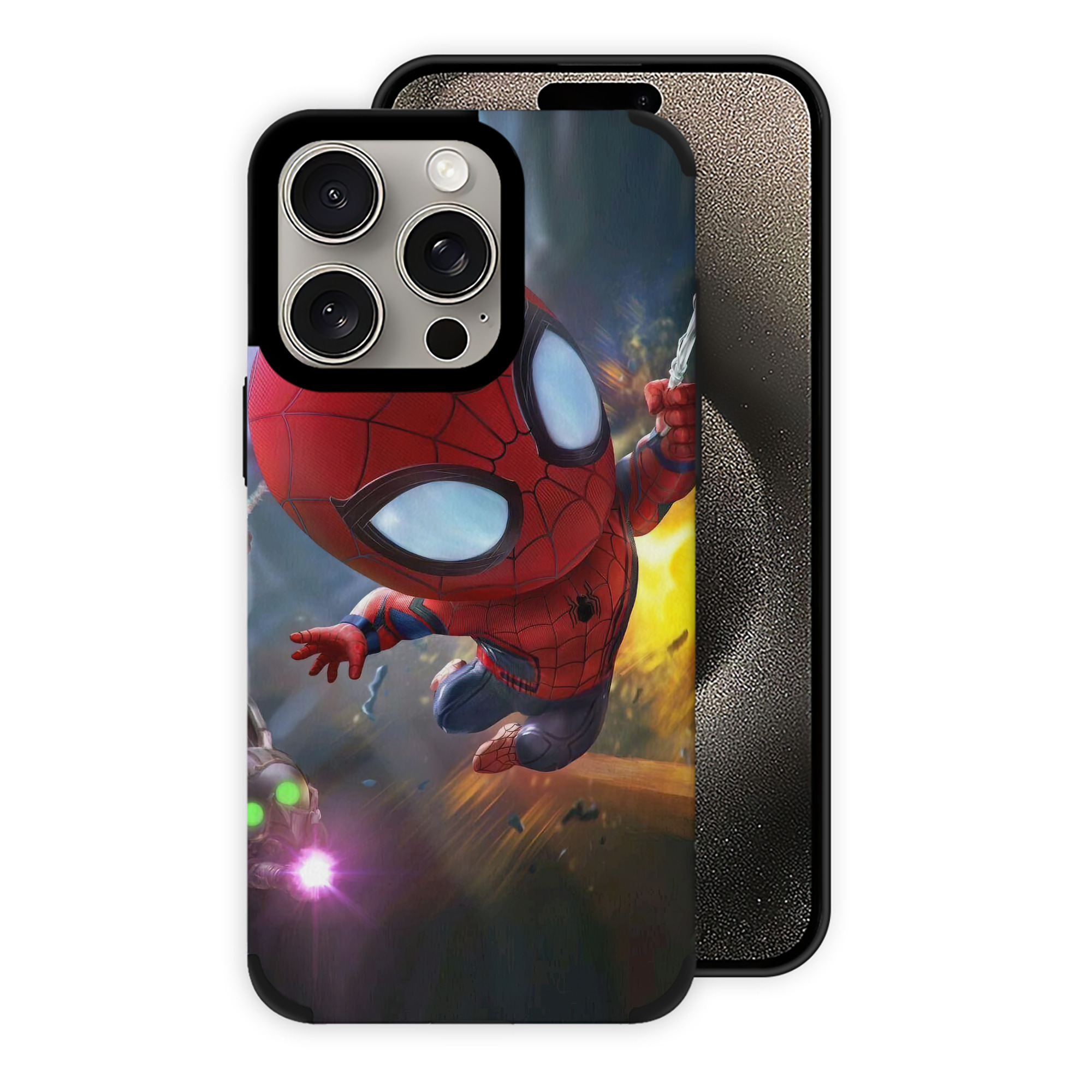 Spider Man スパイダーマン 【iPhone15ProMax対応】 PUレザー スマホケース 耐衝撃＆黄変防止