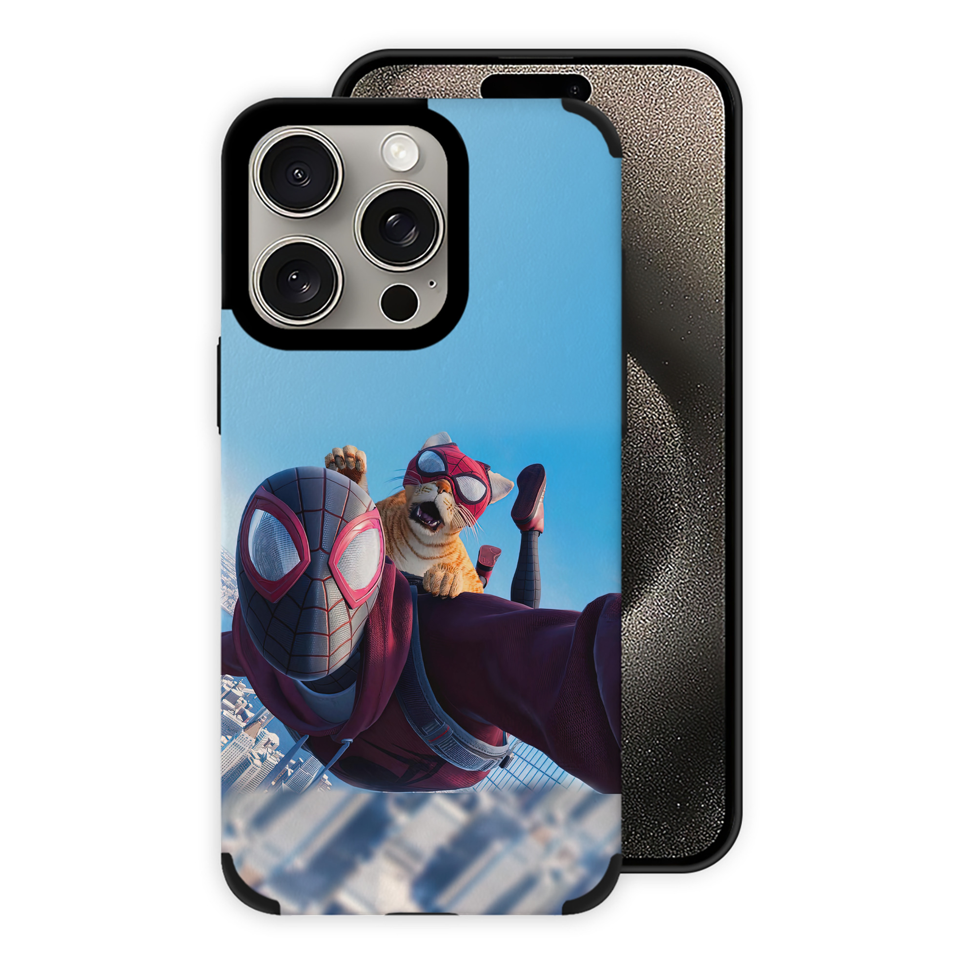 Spider Man スパイダーマン 【iPhone15ProMax対応】 PUレザー スマホケース 耐衝撃＆黄変防止