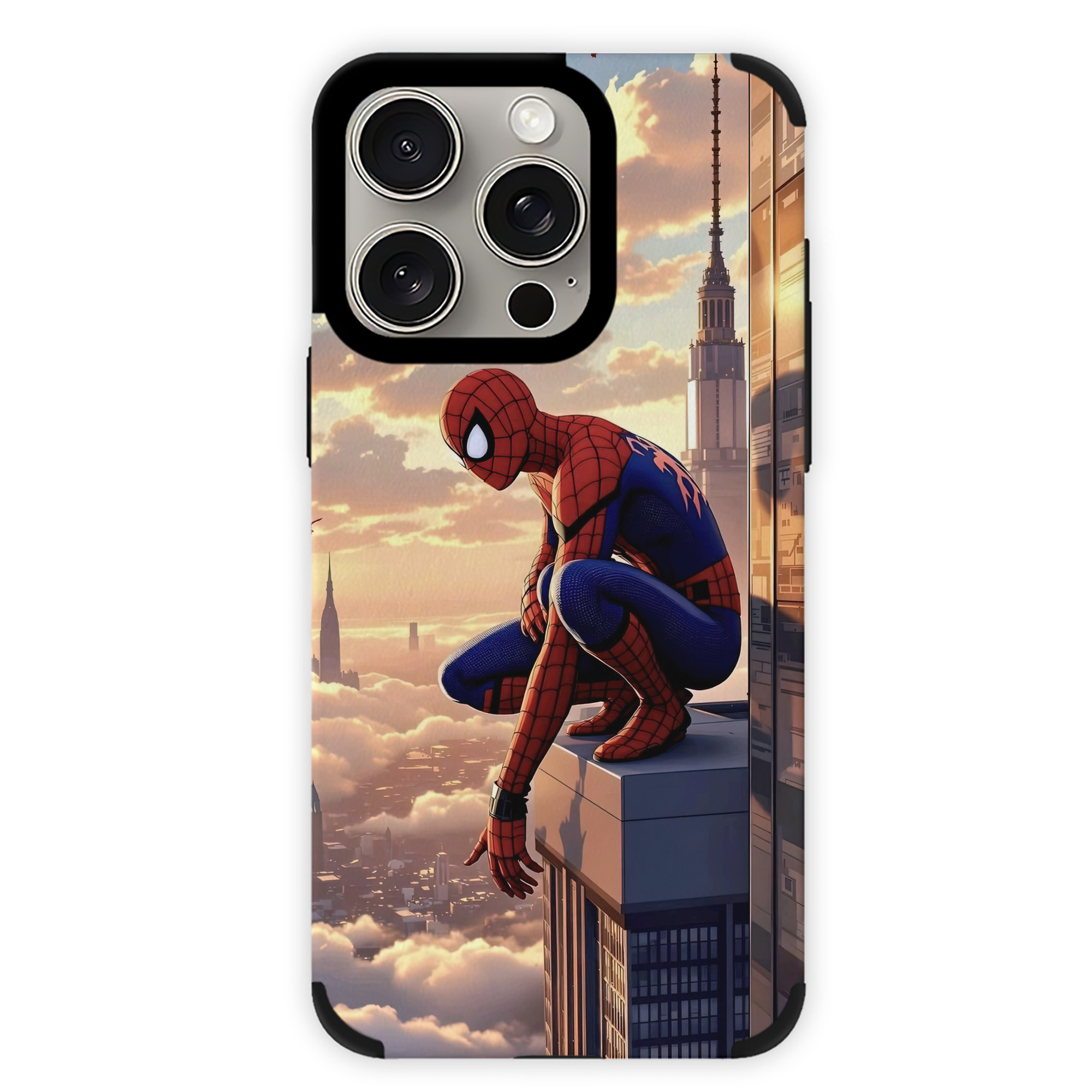 Spider Man スパイダーマン 【iPhone15ProMax対応】 PUレザー スマホケース 耐衝撃＆黄変防止