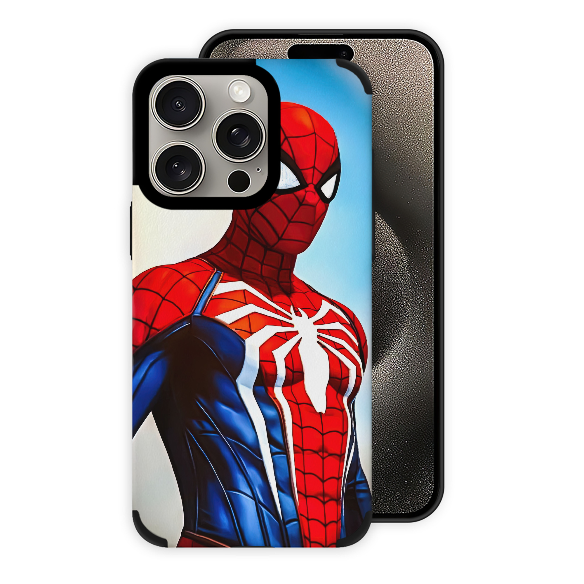 Spider Man スパイダーマン 【iPhone15ProMax対応】 PUレザー スマホケース 耐衝撃＆黄変防止
