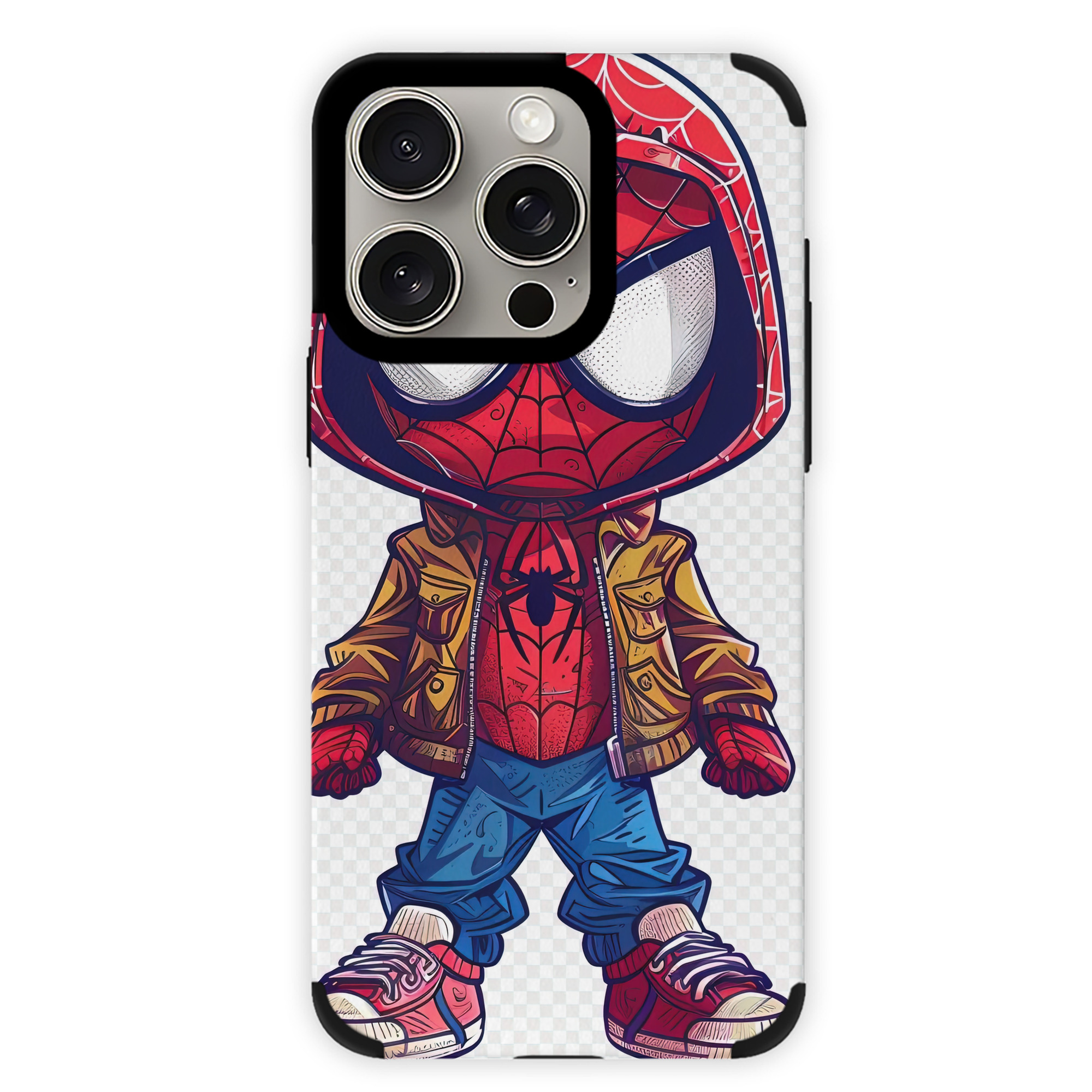 Spider Man スパイダーマン 【iPhone15ProMax対応】 PUレザー スマホケース 耐衝撃＆黄変防止