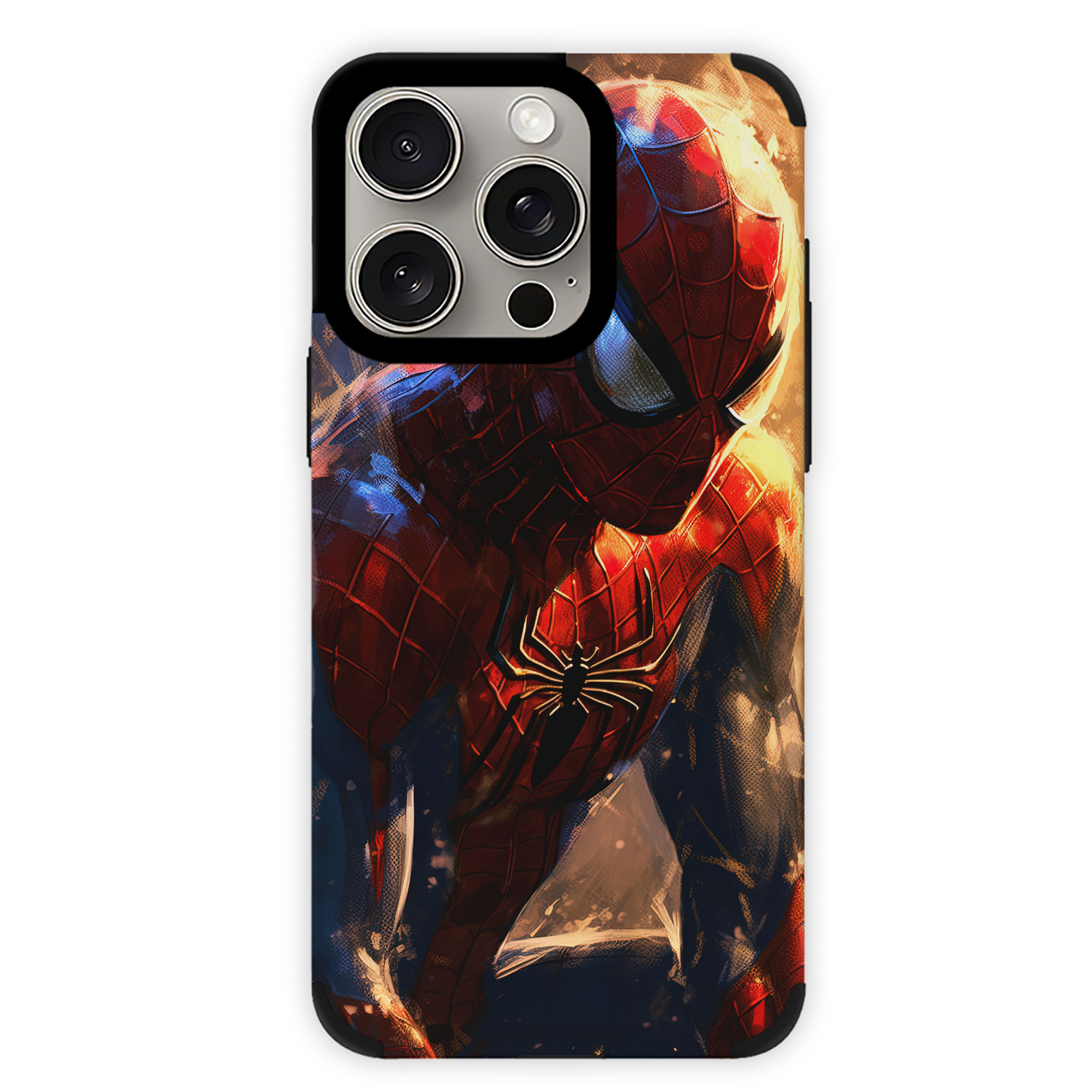 （画像用） Spider Man スパイダーマン 【iPhone15ProMax対応】 PUレザー スマホケース 耐衝撃＆黄変防止
