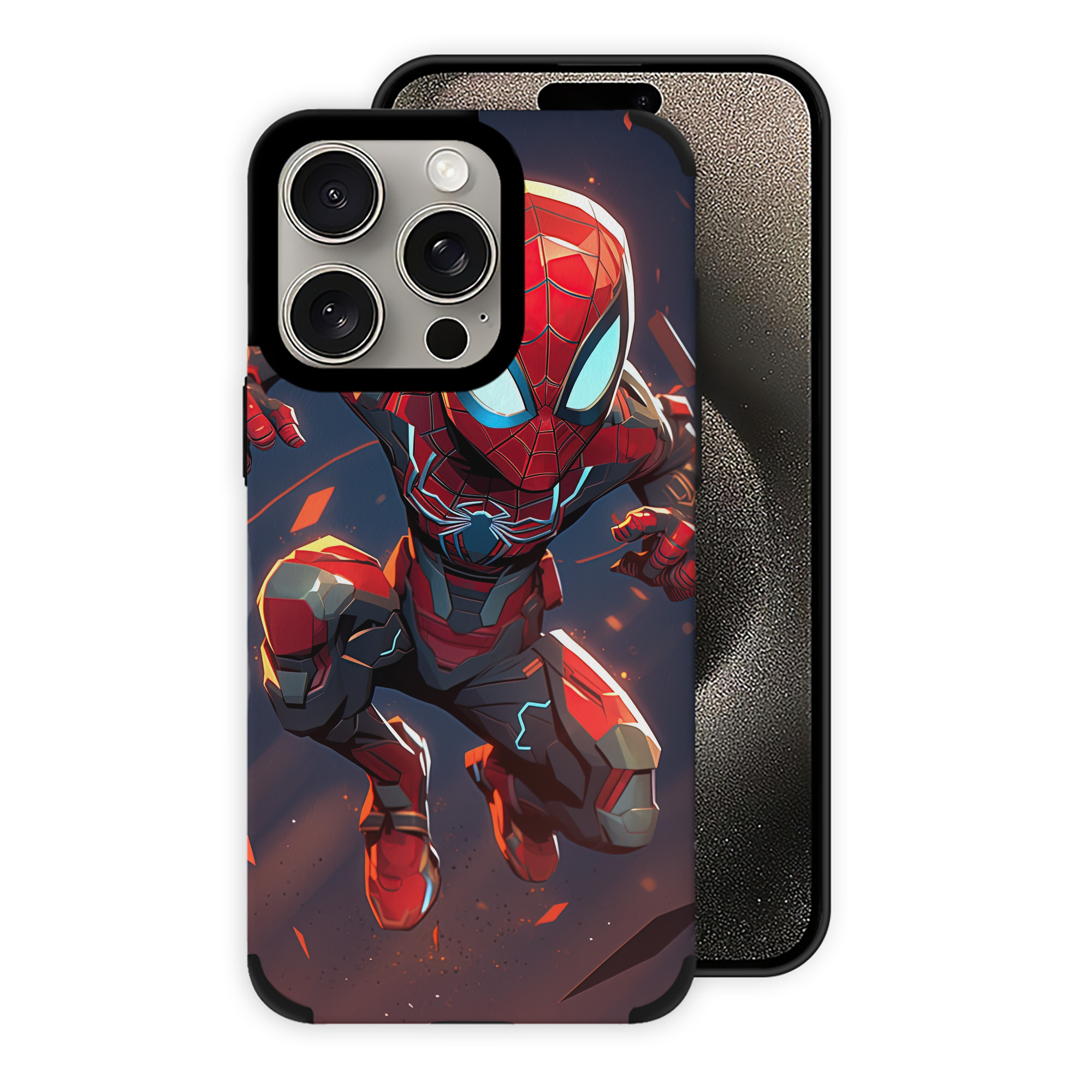 Spider Man スパイダーマン 【iPhone15ProMax対応】 PUレザー スマホケース 耐衝撃＆黄変防止