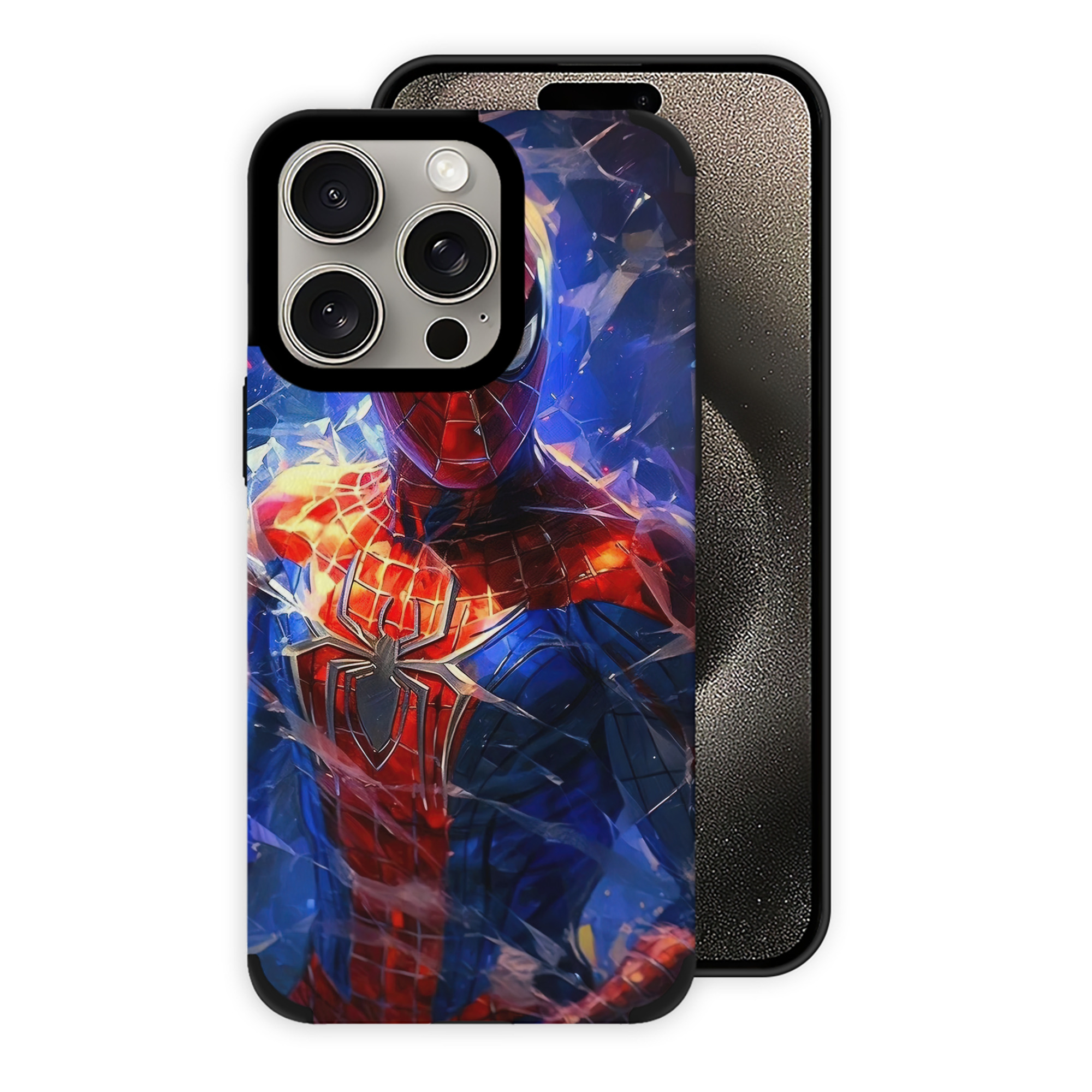 Spider Man スパイダーマン 【iPhone15ProMax対応】 PUレザー スマホケース 耐衝撃＆黄変防止