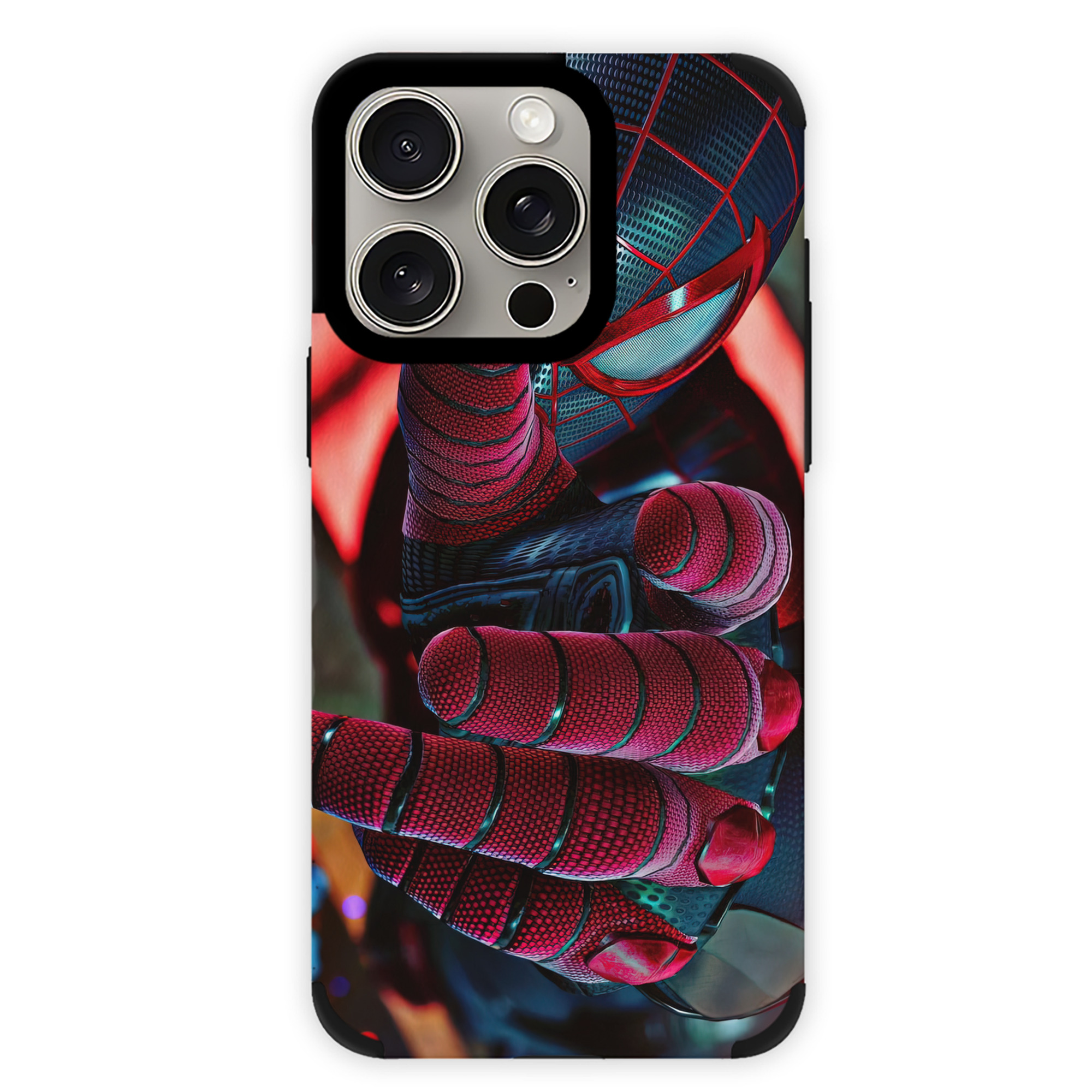 （画像用） Spider Man スパイダーマン 【iPhone15ProMax対応】 PUレザー スマホケース 耐衝撃＆黄変防止