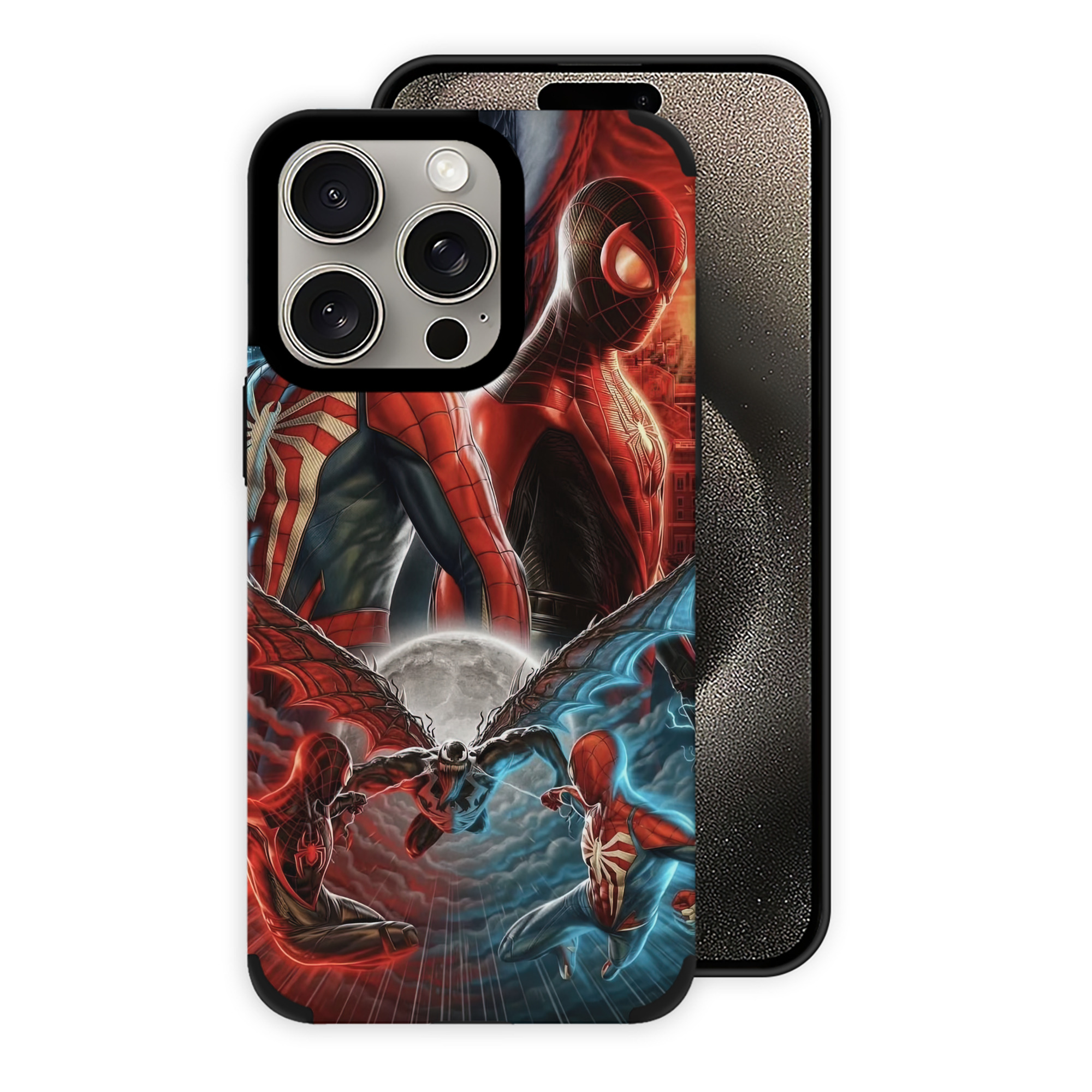 Spider Man スパイダーマン 【iPhone15ProMax対応】 PUレザー スマホケース 耐衝撃＆黄変防止