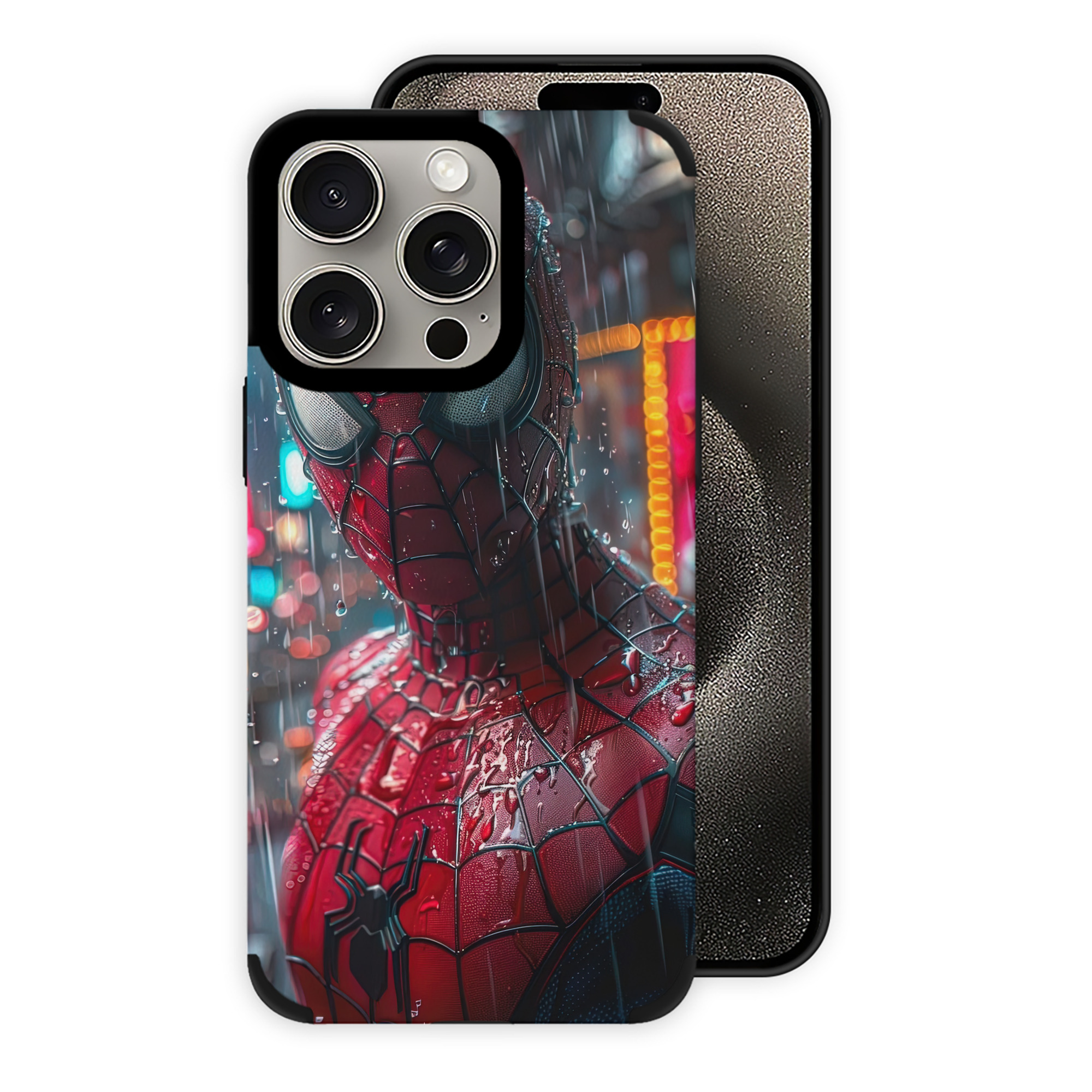 Spider Man スパイダーマン 【iPhone15ProMax対応】 PUレザー スマホケース 耐衝撃＆黄変防止