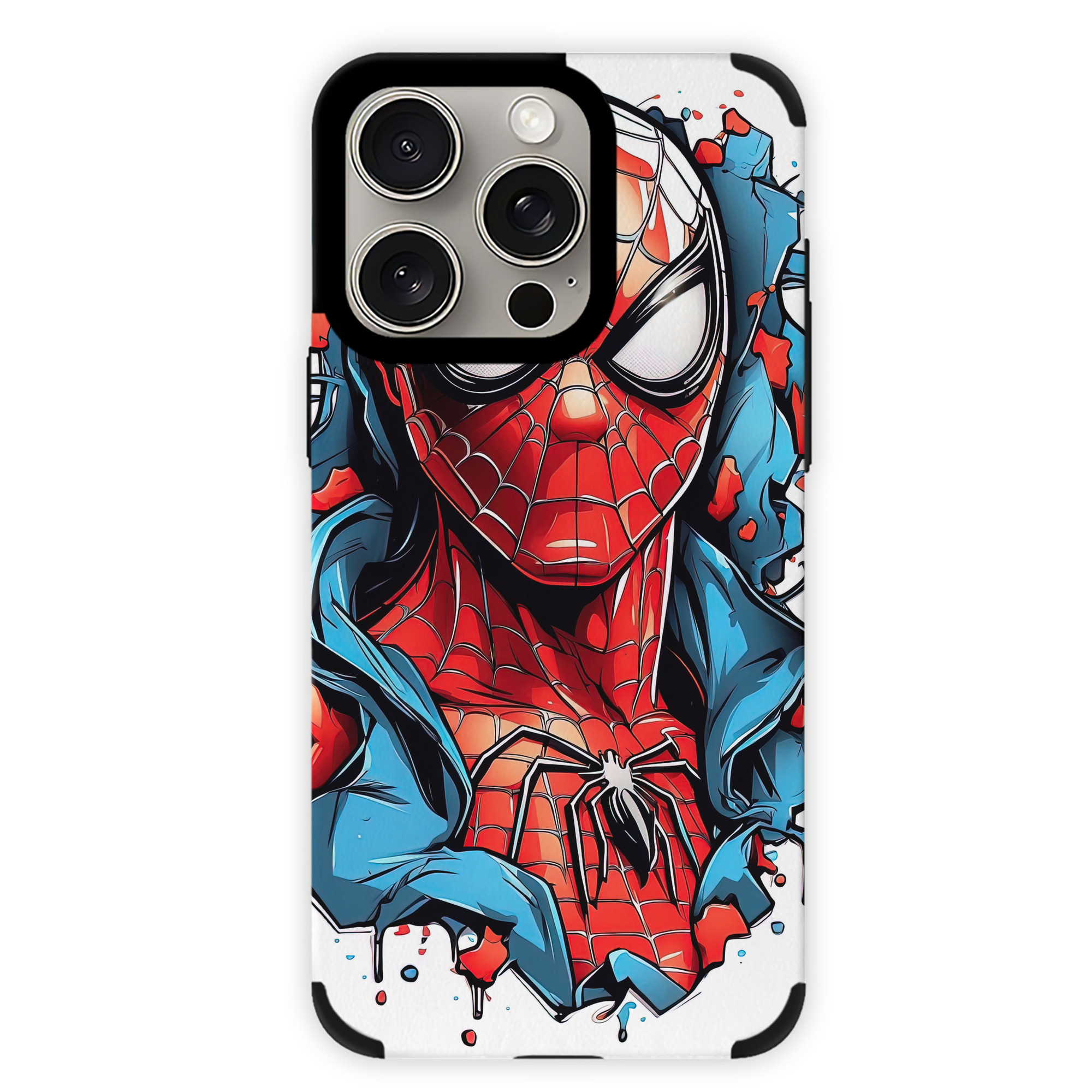 Spider Man スパイダーマン 【iPhone15ProMax対応】 PUレザー スマホケース 耐衝撃＆黄変防止