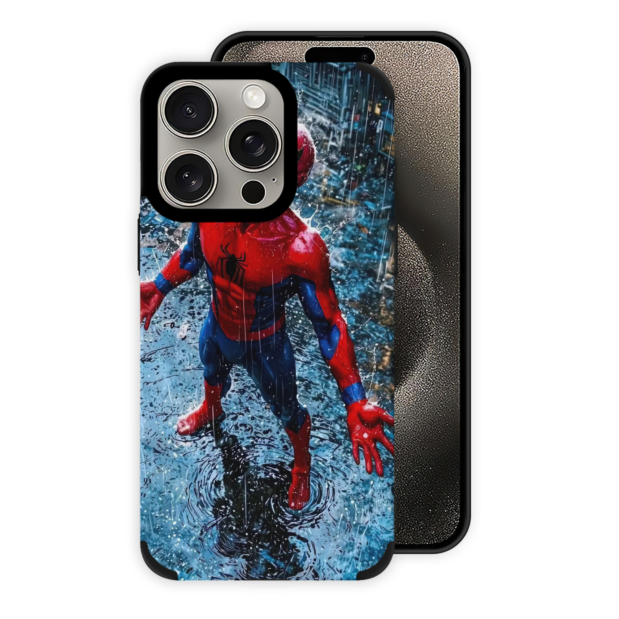 Spider Man スパイダーマン 【iPhone15ProMax対応】 PUレザー スマホケース 耐衝撃＆黄変防止