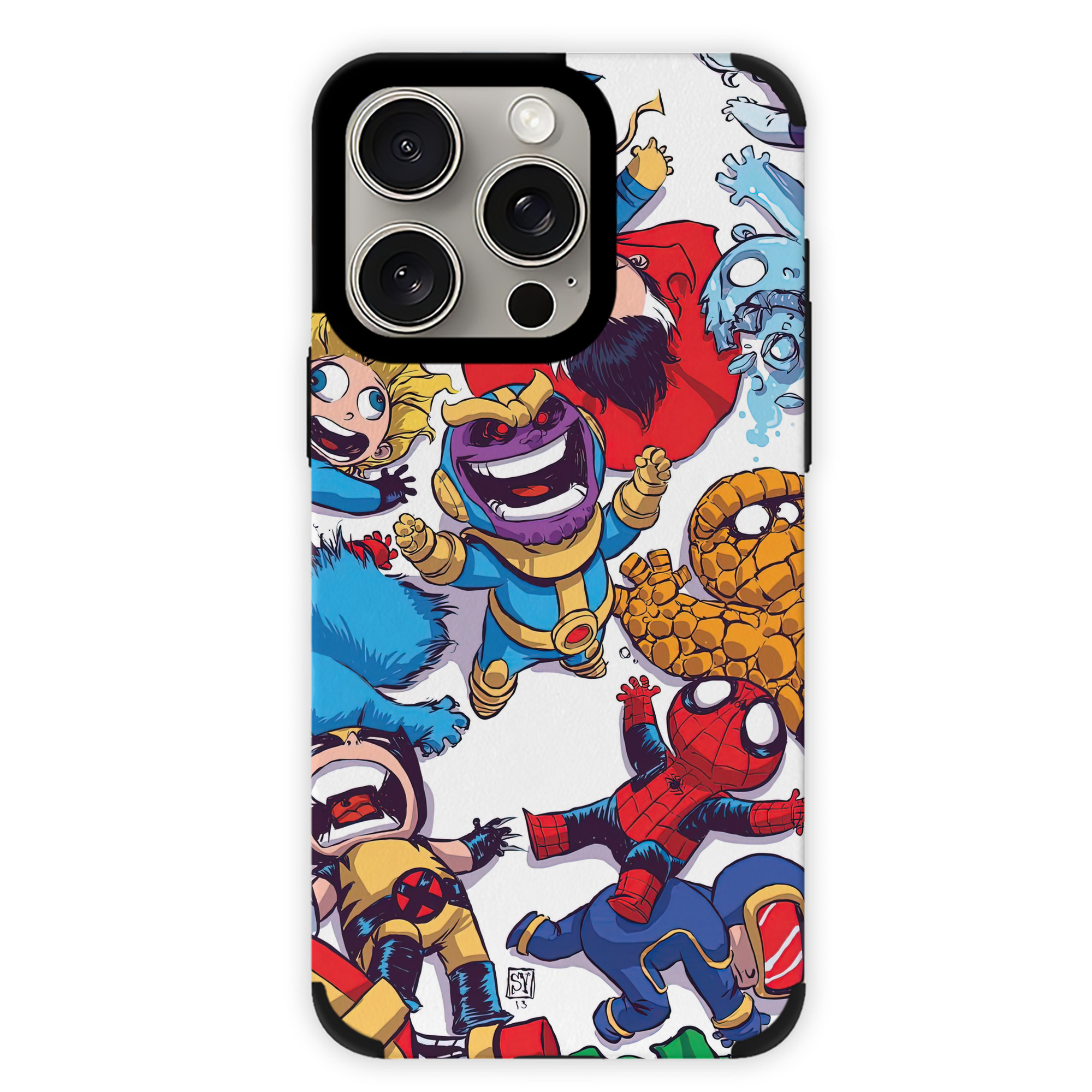 Spider Man スパイダーマン 【iPhone15ProMax対応】 PUレザー スマホケース 耐衝撃＆黄変防止