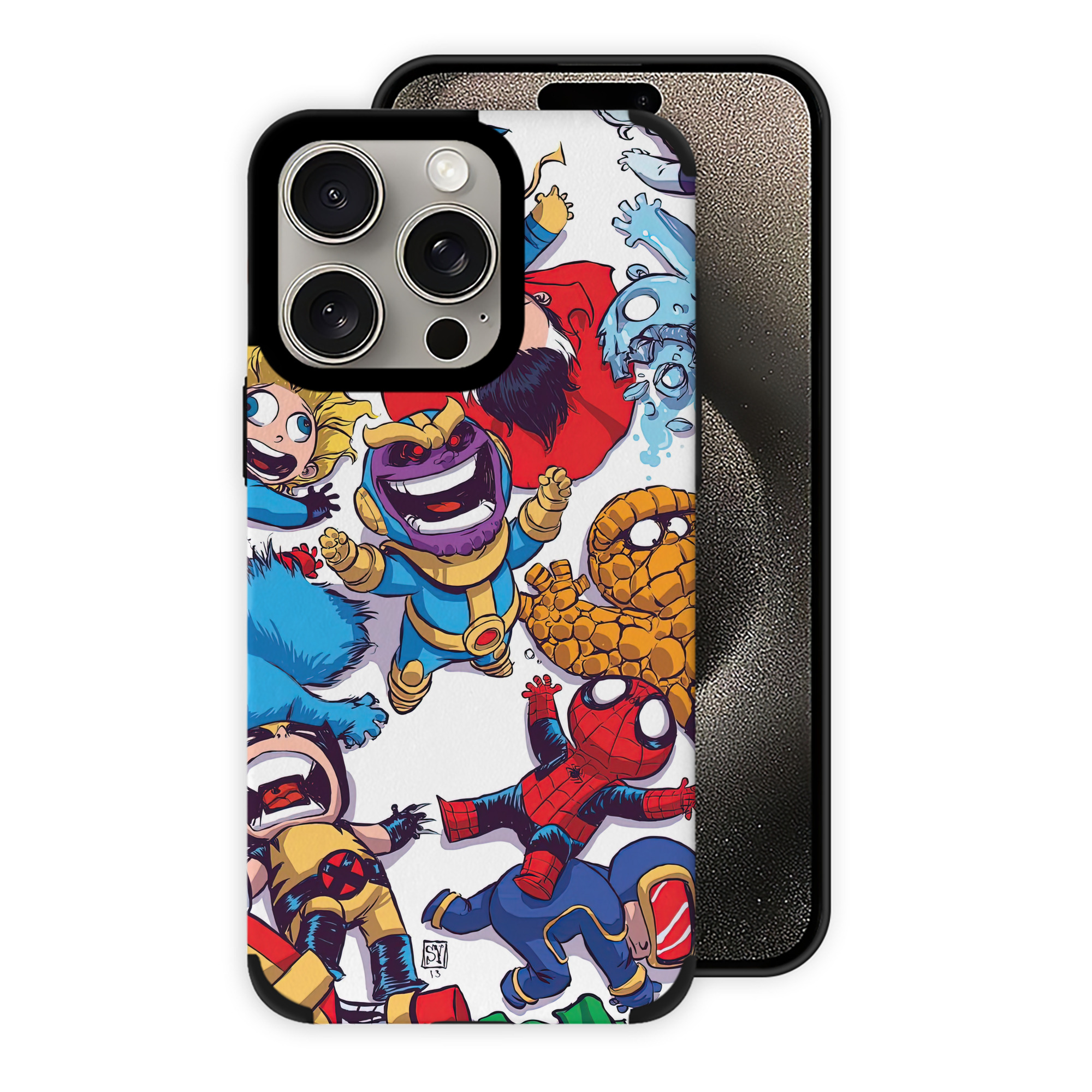 Spider Man スパイダーマン 【iPhone15ProMax対応】 PUレザー スマホケース 耐衝撃＆黄変防止