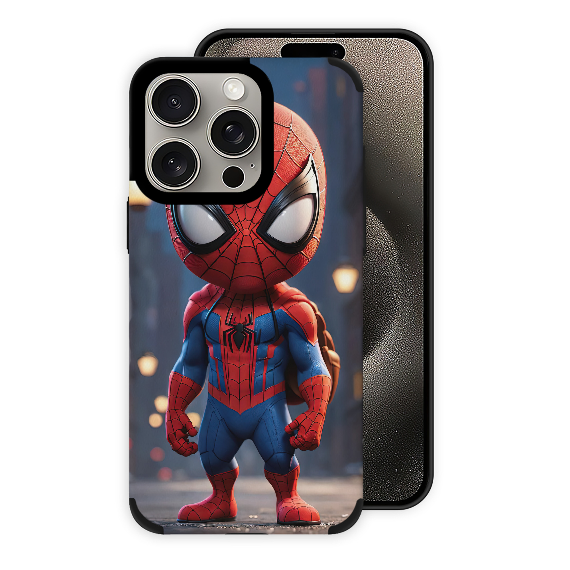 （画像用） Spider Man スパイダーマン 【iPhone15ProMax対応】 PUレザー スマホケース 耐衝撃＆黄変防止