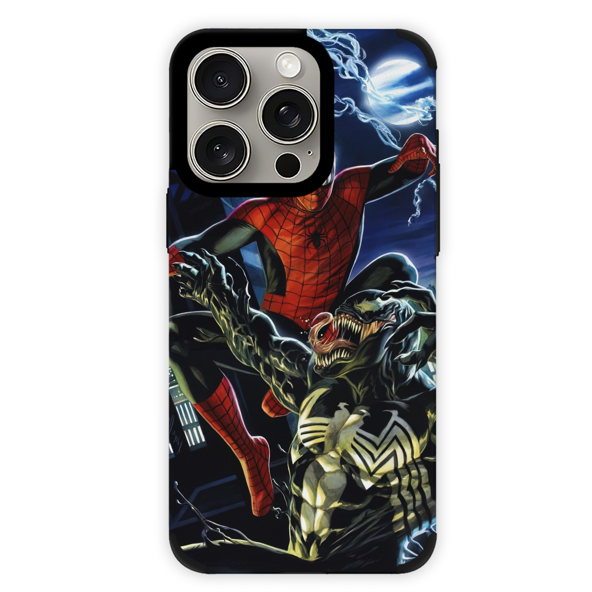 （画像用） Spider Man スパイダーマン 【iPhone15ProMax対応】 PUレザー スマホケース 耐衝撃＆黄変防止