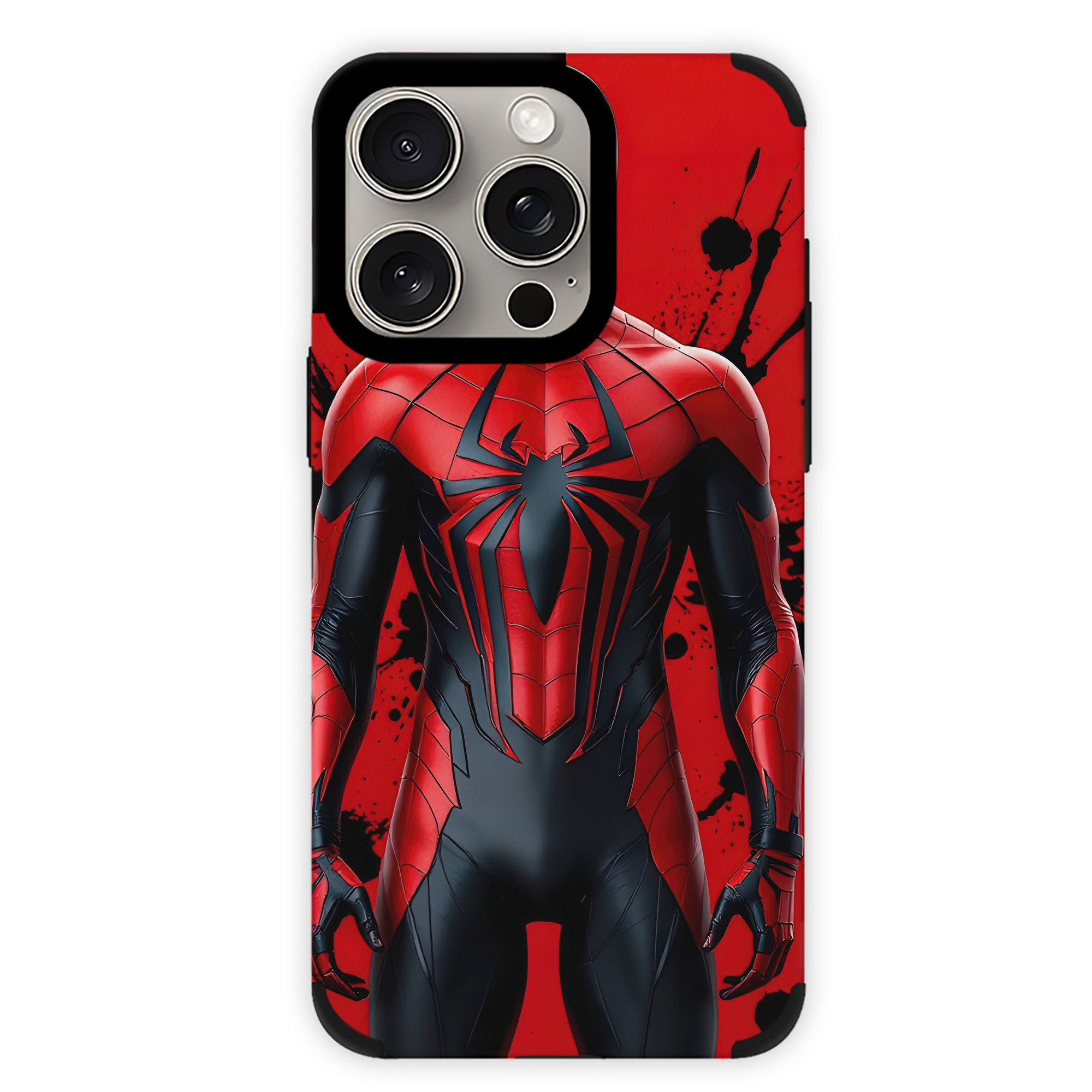（画像用） Spider Man スパイダーマン 【iPhone15ProMax対応】 PUレザー スマホケース 耐衝撃＆黄変防止