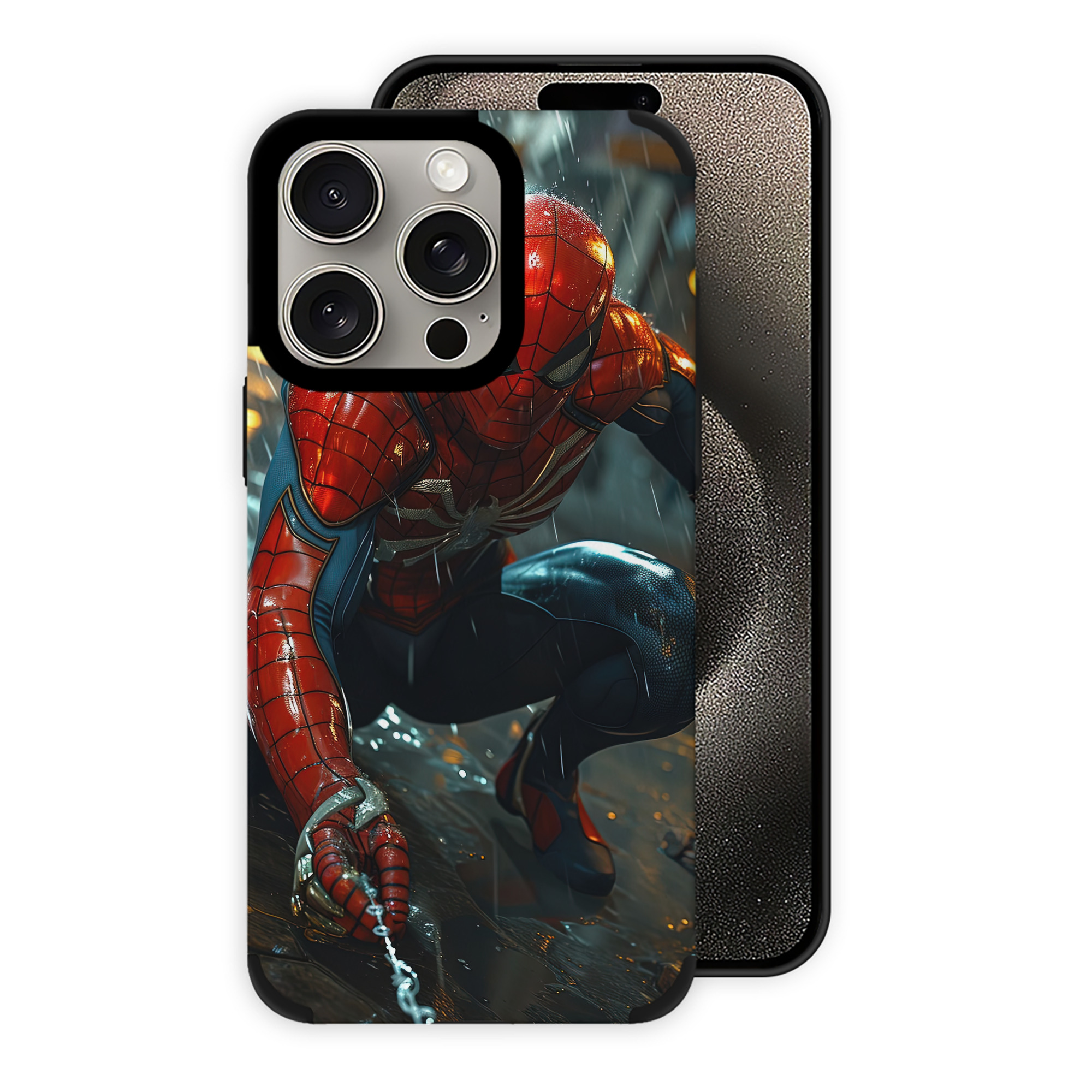 Spider Man スパイダーマン 【iPhone15ProMax対応】 PUレザー スマホケース 耐衝撃＆黄変防止
