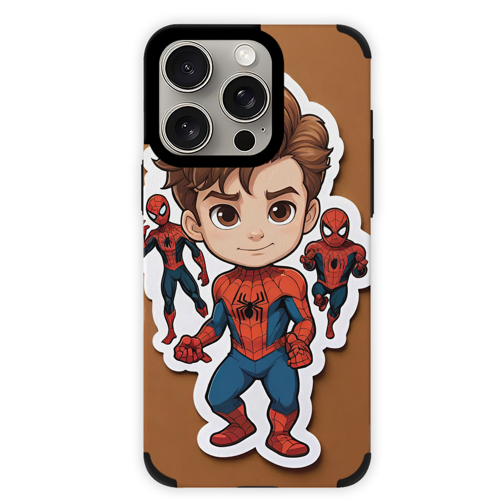 （画像用） Spider Man スパイダーマン 【iPhone15ProMax対応】 PUレザー スマホケース 耐衝撃＆黄変防止