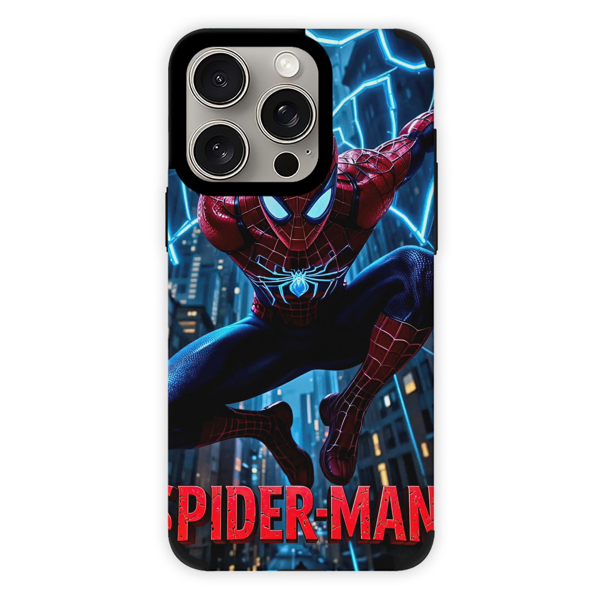 Spider Man スパイダーマン 【iPhone15ProMax対応】 PUレザー スマホケース 耐衝撃＆黄変防止