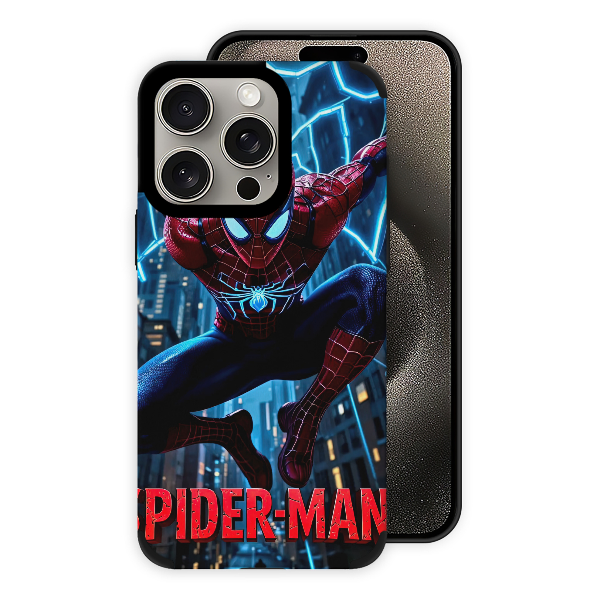 Spider Man スパイダーマン 【iPhone15ProMax対応】 PUレザー スマホケース 耐衝撃＆黄変防止