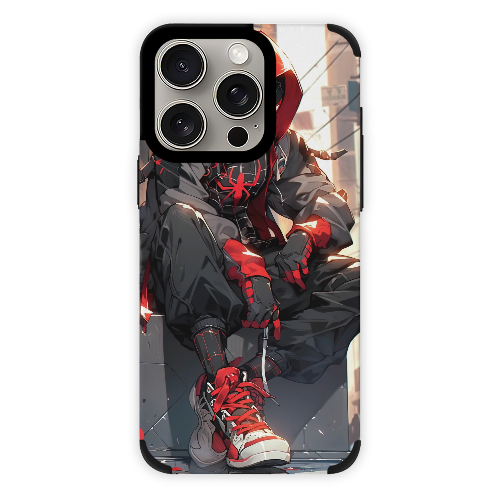 Spider Man スパイダーマン 【iPhone15ProMax対応】 PUレザー スマホケース 耐衝撃＆黄変防止
