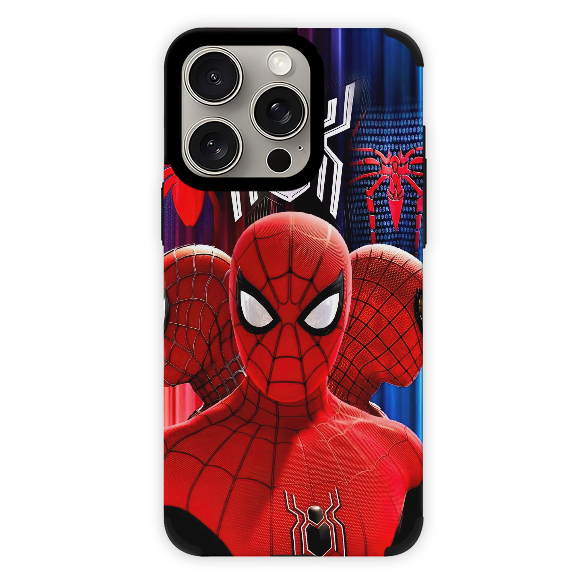 （画像用） Spider Man スパイダーマン 【iPhone15ProMax対応】 PUレザー スマホケース 耐衝撃＆黄変防止