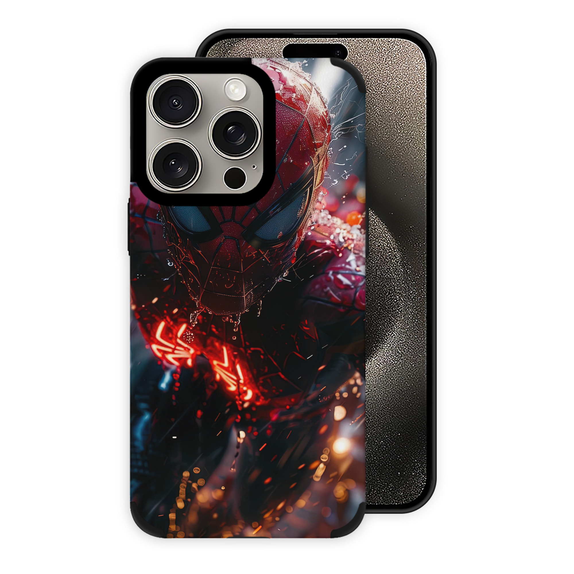 Spider Man スパイダーマン 【iPhone15ProMax対応】 PUレザー スマホケース 耐衝撃＆黄変防止