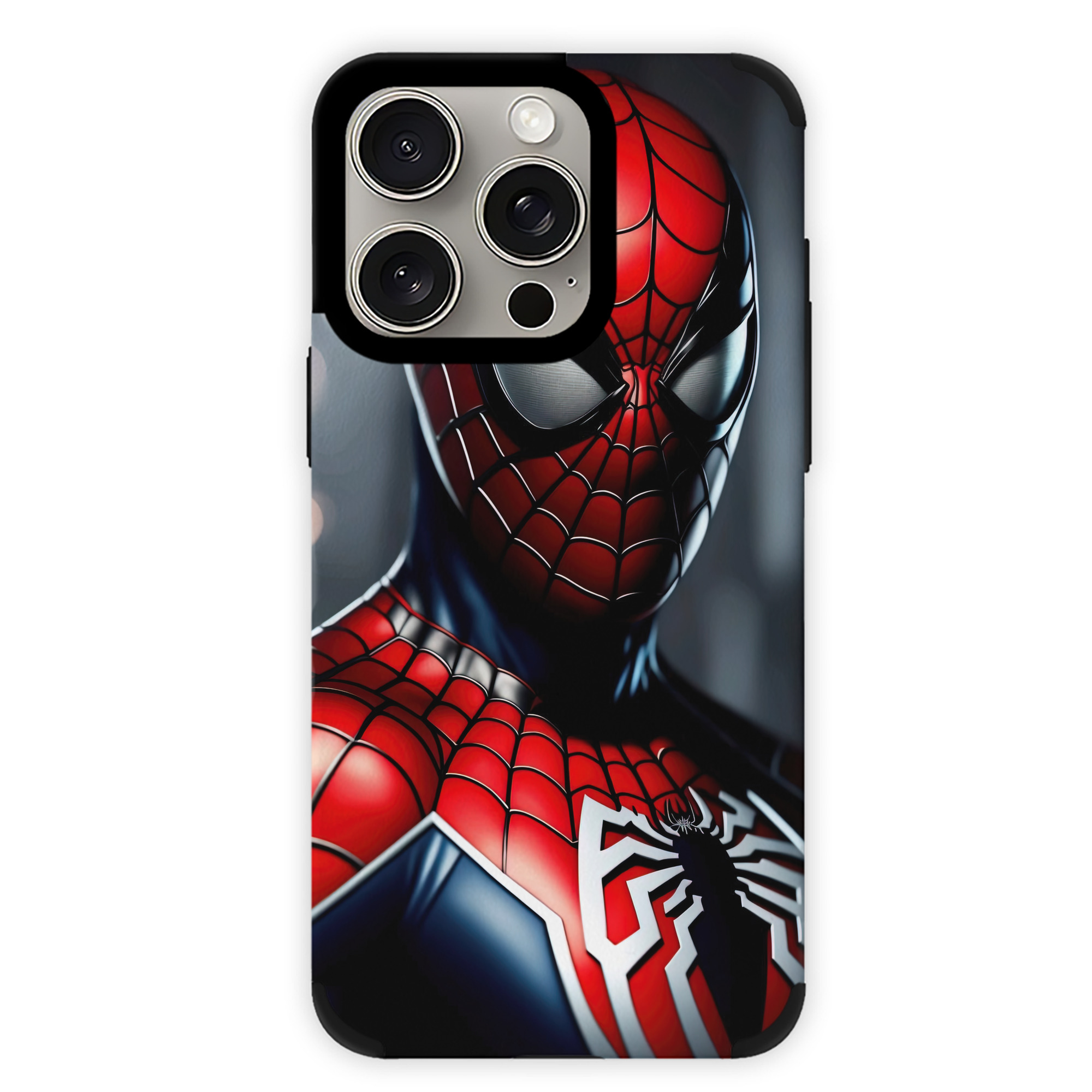 （画像用） Spider Man スパイダーマン 【iPhone15ProMax対応】 PUレザー スマホケース 耐衝撃＆黄変防止