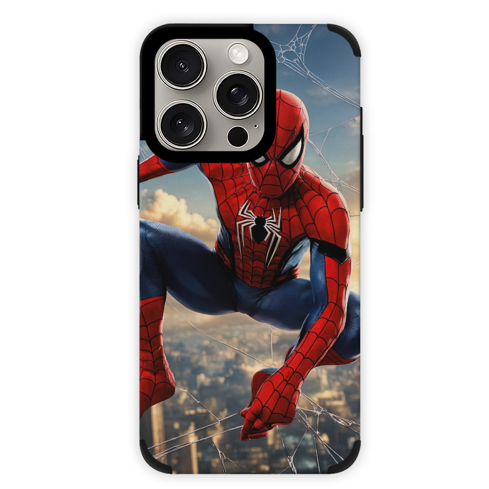 Spider Man スパイダーマン 【iPhone15ProMax対応】 PUレザー スマホケース 耐衝撃＆黄変防止