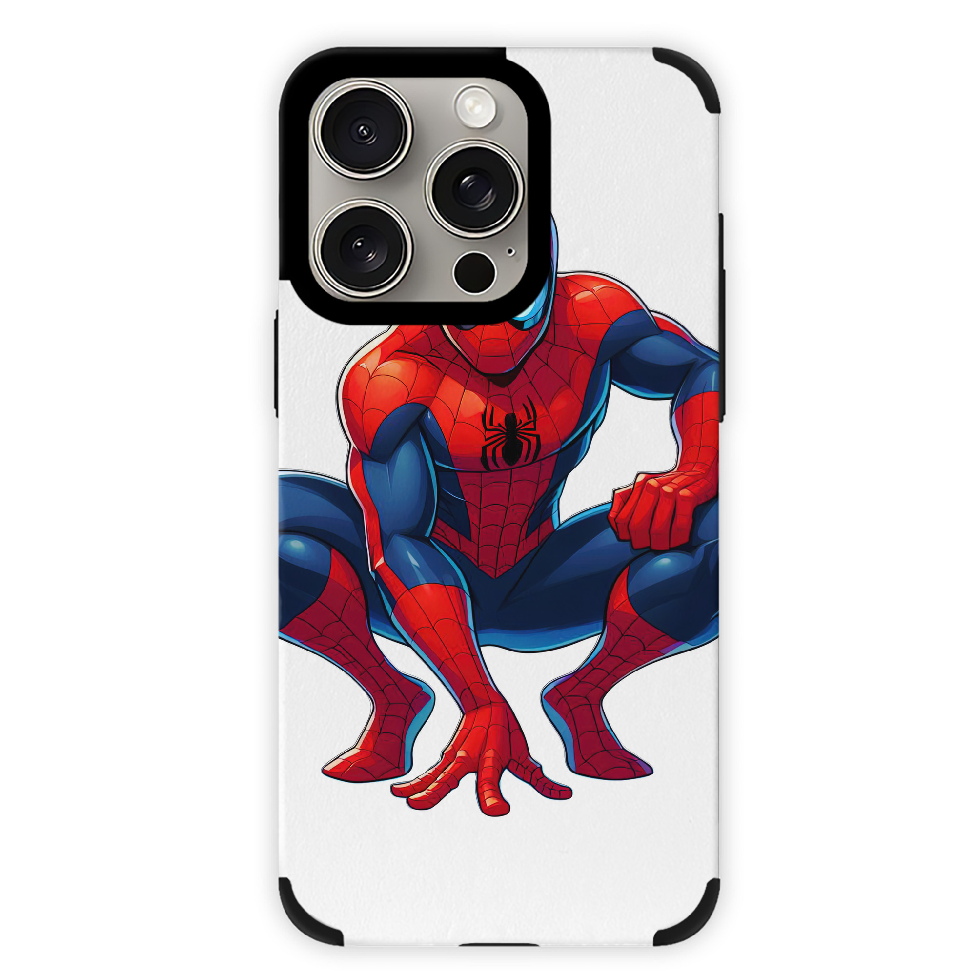 Spider Man スパイダーマン 【iPhone15ProMax対応】 PUレザー スマホケース 耐衝撃＆黄変防止
