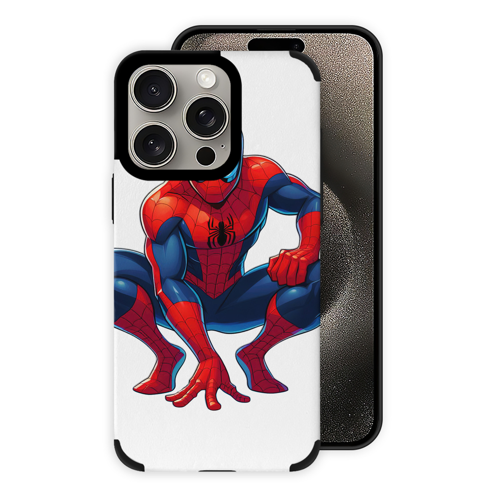 Spider Man スパイダーマン 【iPhone15ProMax対応】 PUレザー スマホケース 耐衝撃＆黄変防止
