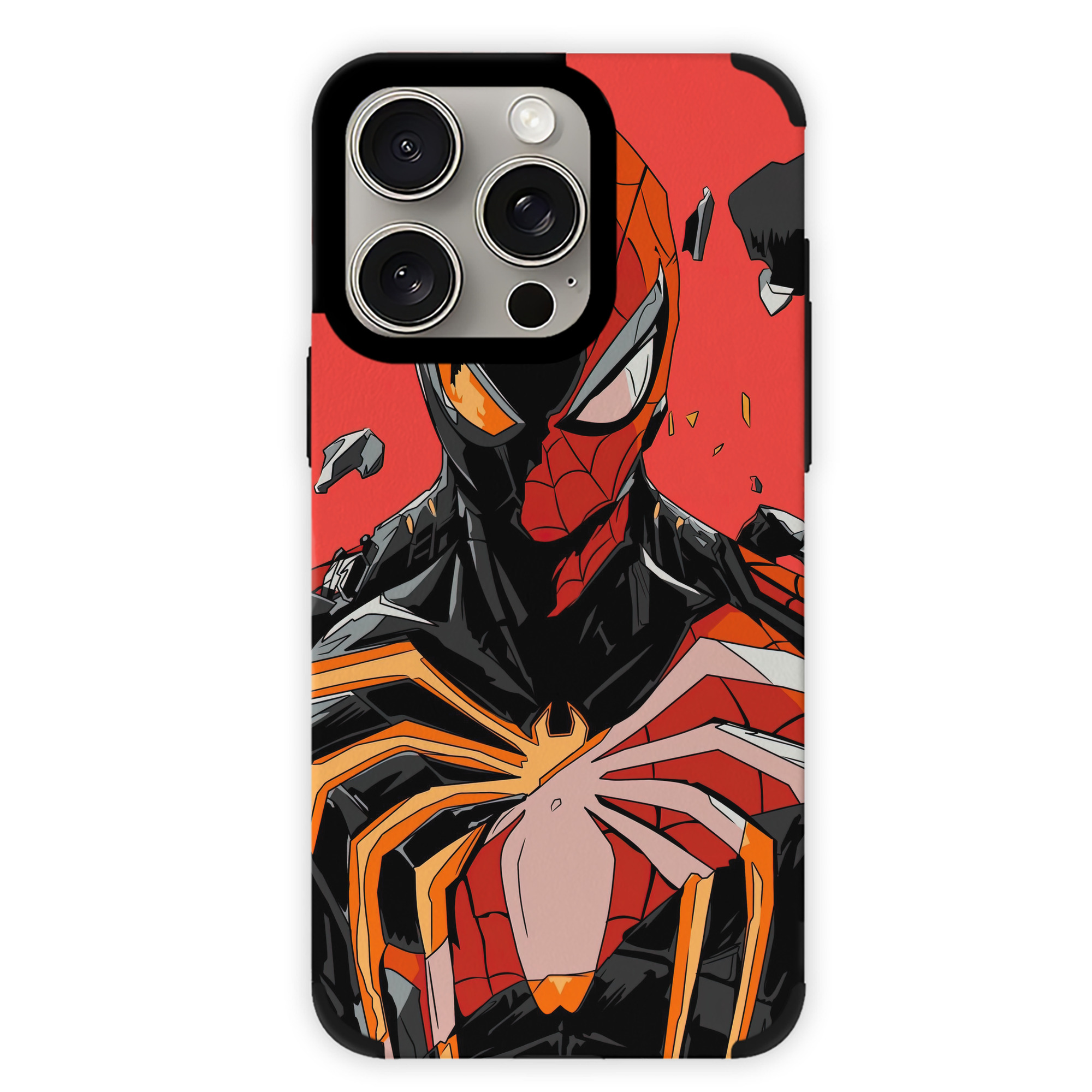 Spider Man スパイダーマン 【iPhone15ProMax対応】 PUレザー スマホケース 耐衝撃＆黄変防止