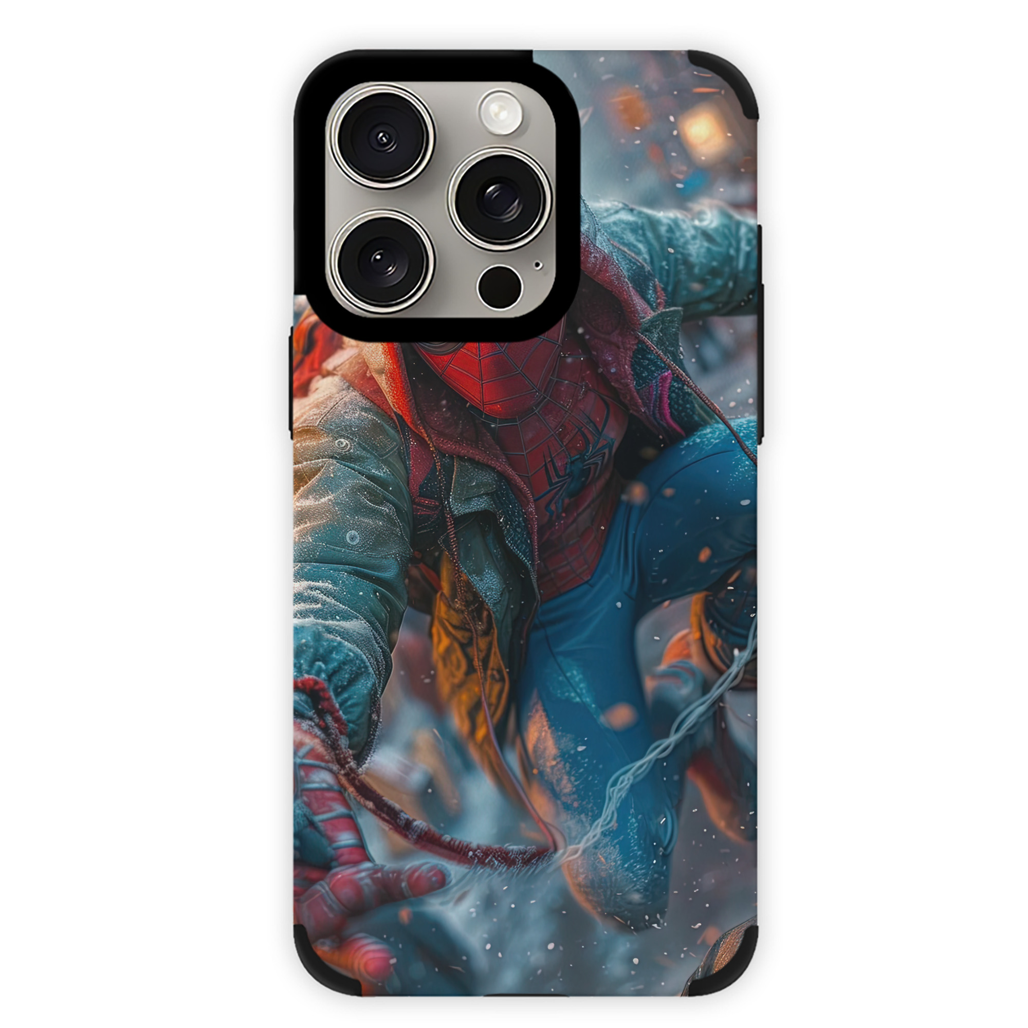 Spider Man スパイダーマン 【iPhone15ProMax対応】 PUレザー スマホケース 耐衝撃＆黄変防止