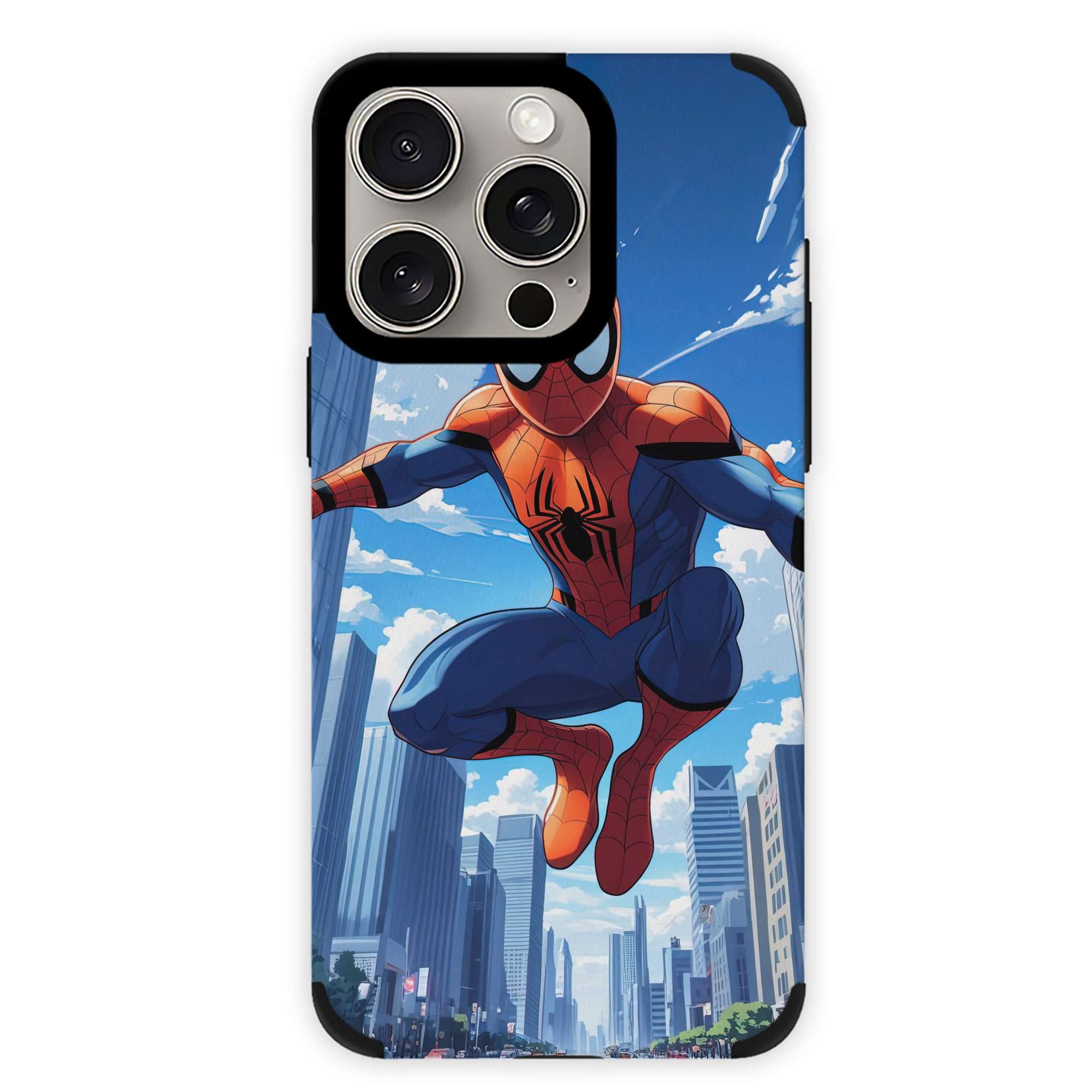 Spider Man スパイダーマン 【iPhone15ProMax対応】 PUレザー スマホケース 耐衝撃＆黄変防止