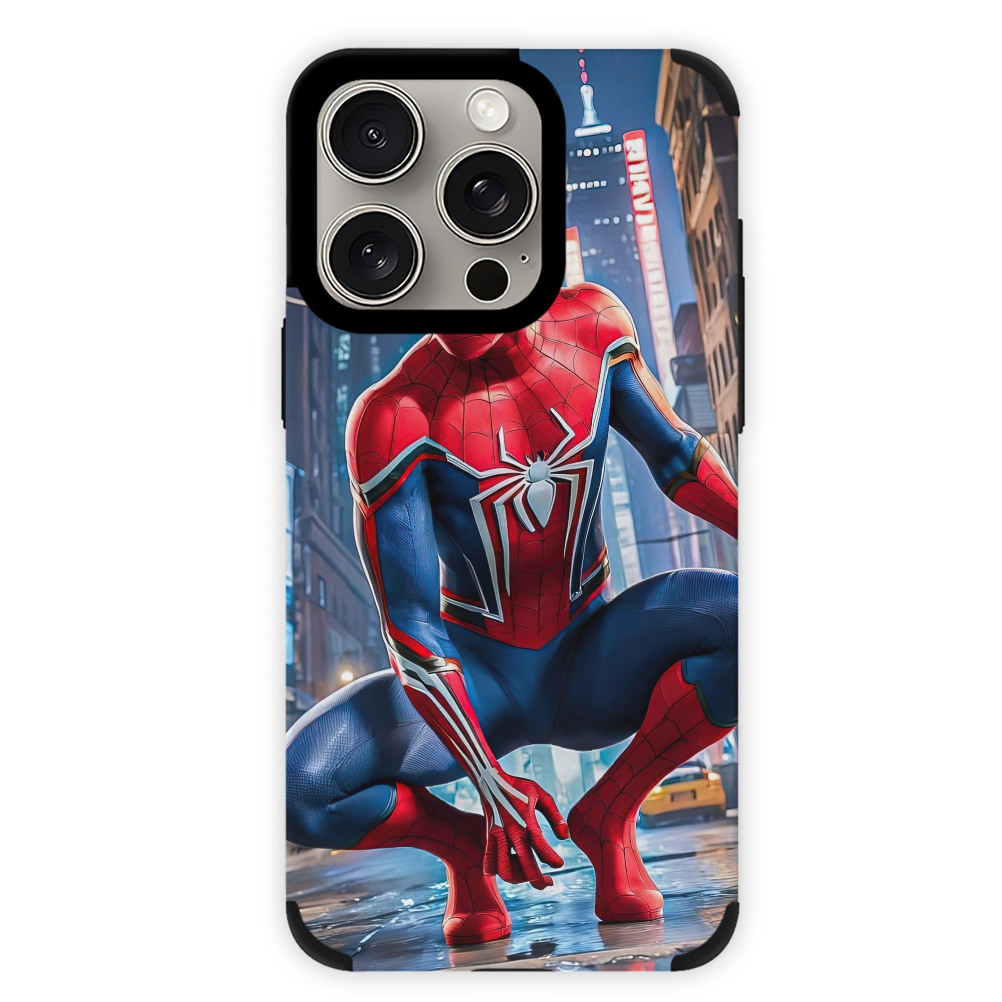Spider Man スパイダーマン 【iPhone15ProMax対応】 PUレザー スマホケース 耐衝撃＆黄変防止
