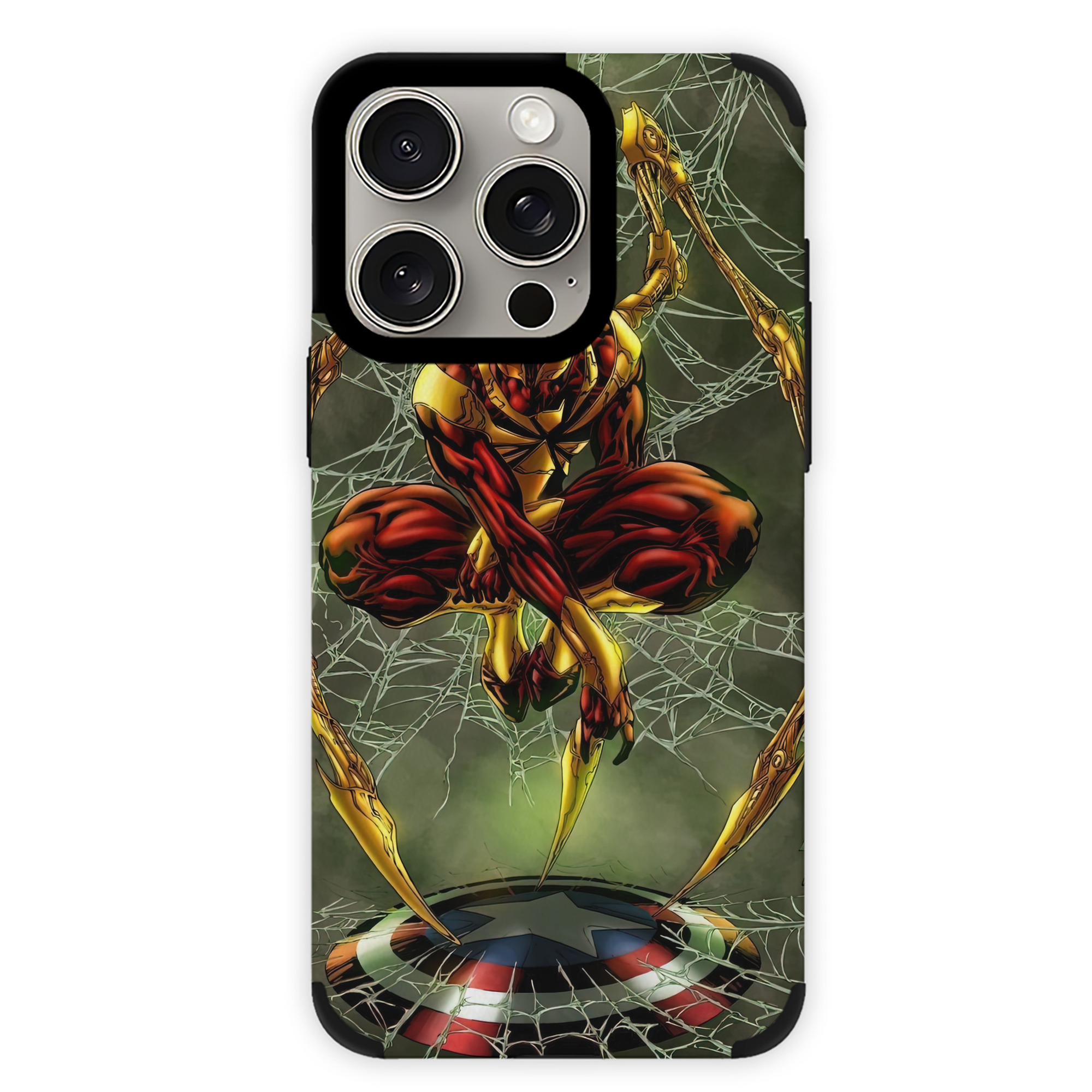 Spider Man スパイダーマン 【iPhone15ProMax対応】 PUレザー スマホケース 耐衝撃＆黄変防止