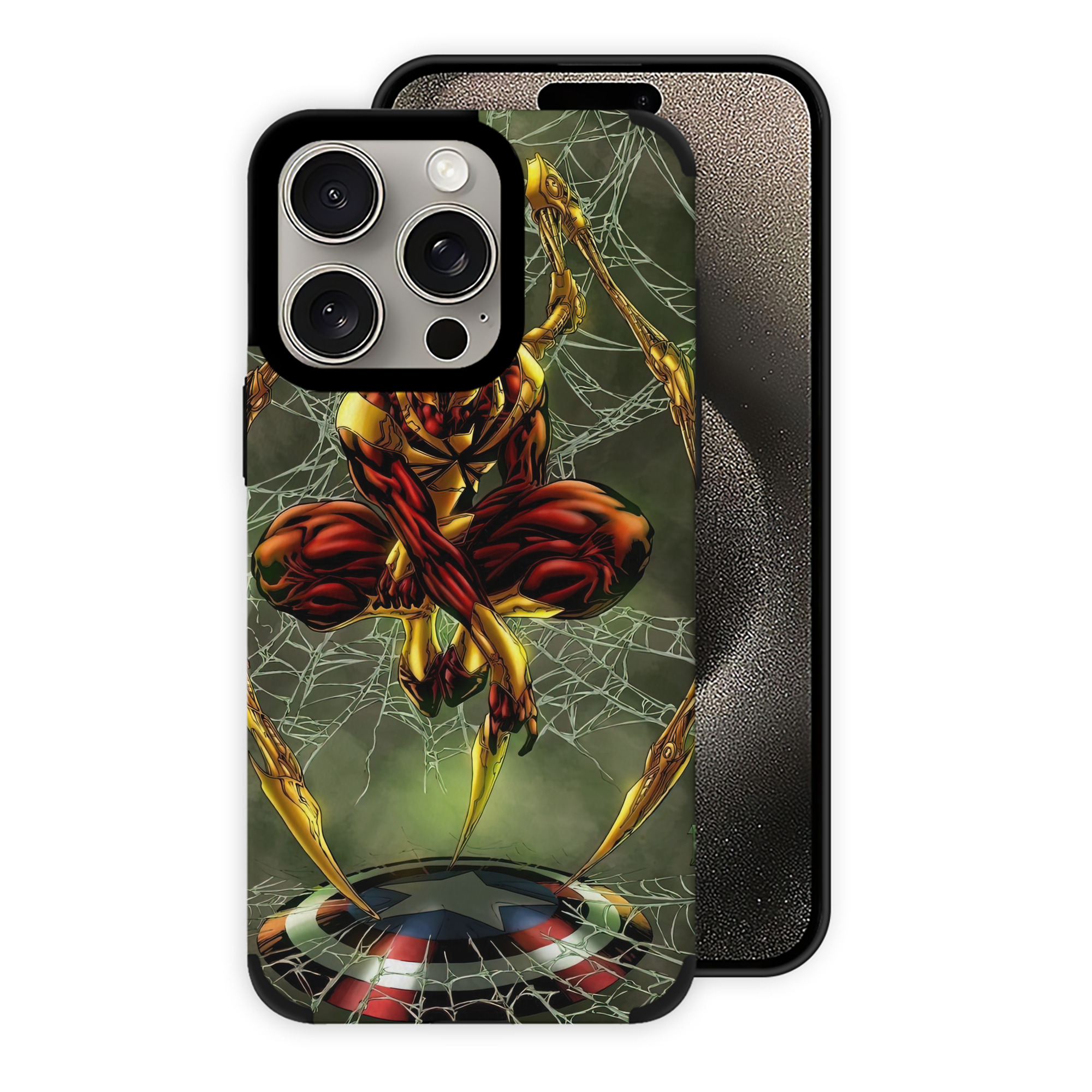 Spider Man スパイダーマン 【iPhone15ProMax対応】 PUレザー スマホケース 耐衝撃＆黄変防止
