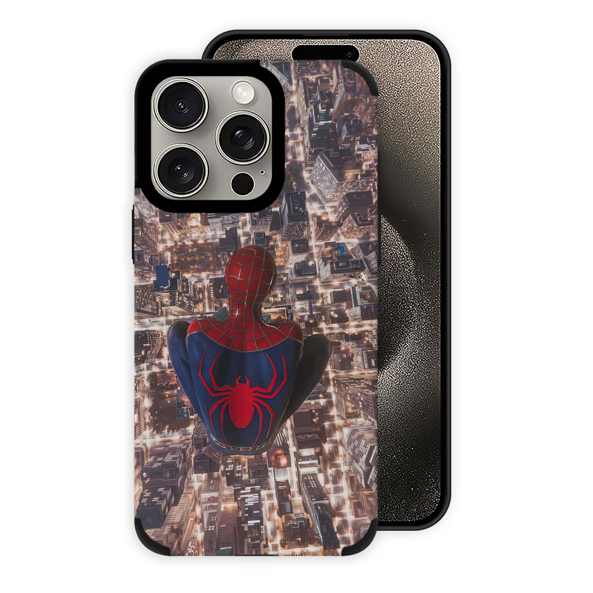 Spider Man スパイダーマン 【iPhone15ProMax対応】 PUレザー スマホケース 耐衝撃＆黄変防止