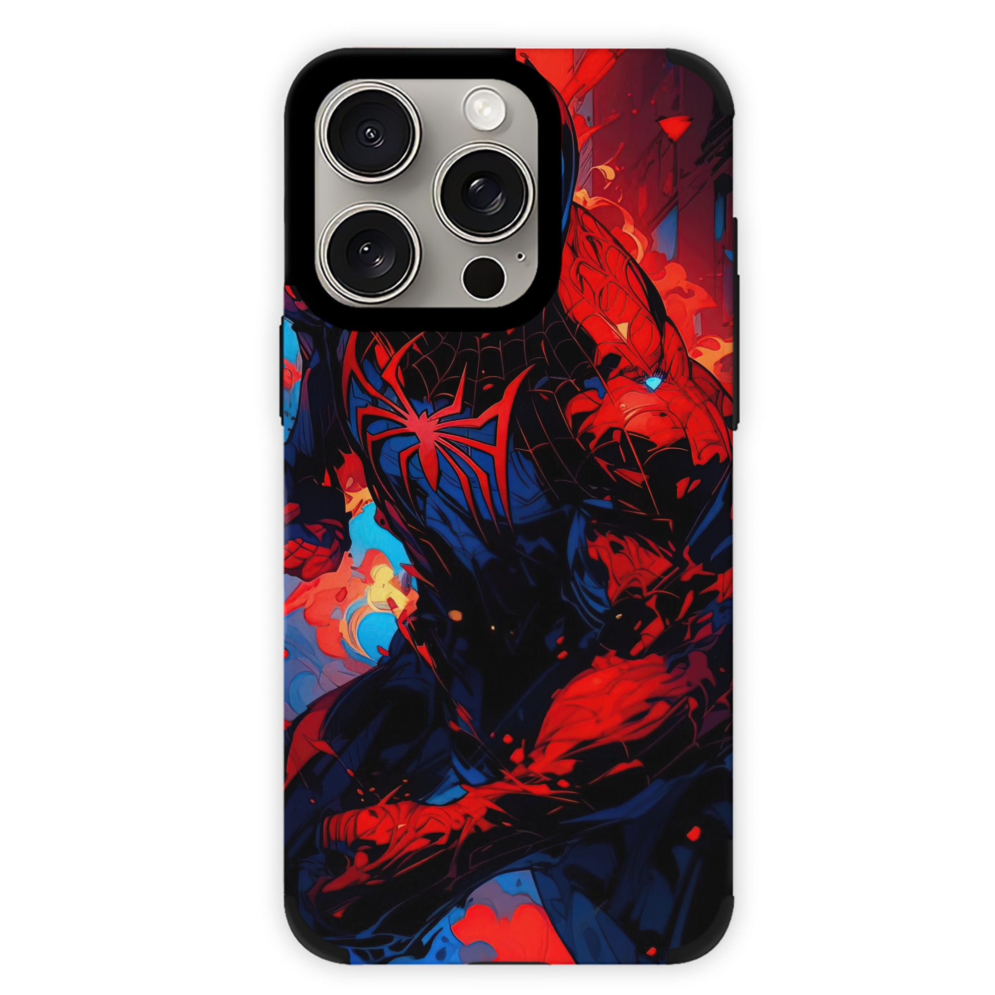 Spider Man スパイダーマン 【iPhone15ProMax対応】 PUレザー スマホケース 耐衝撃＆黄変防止