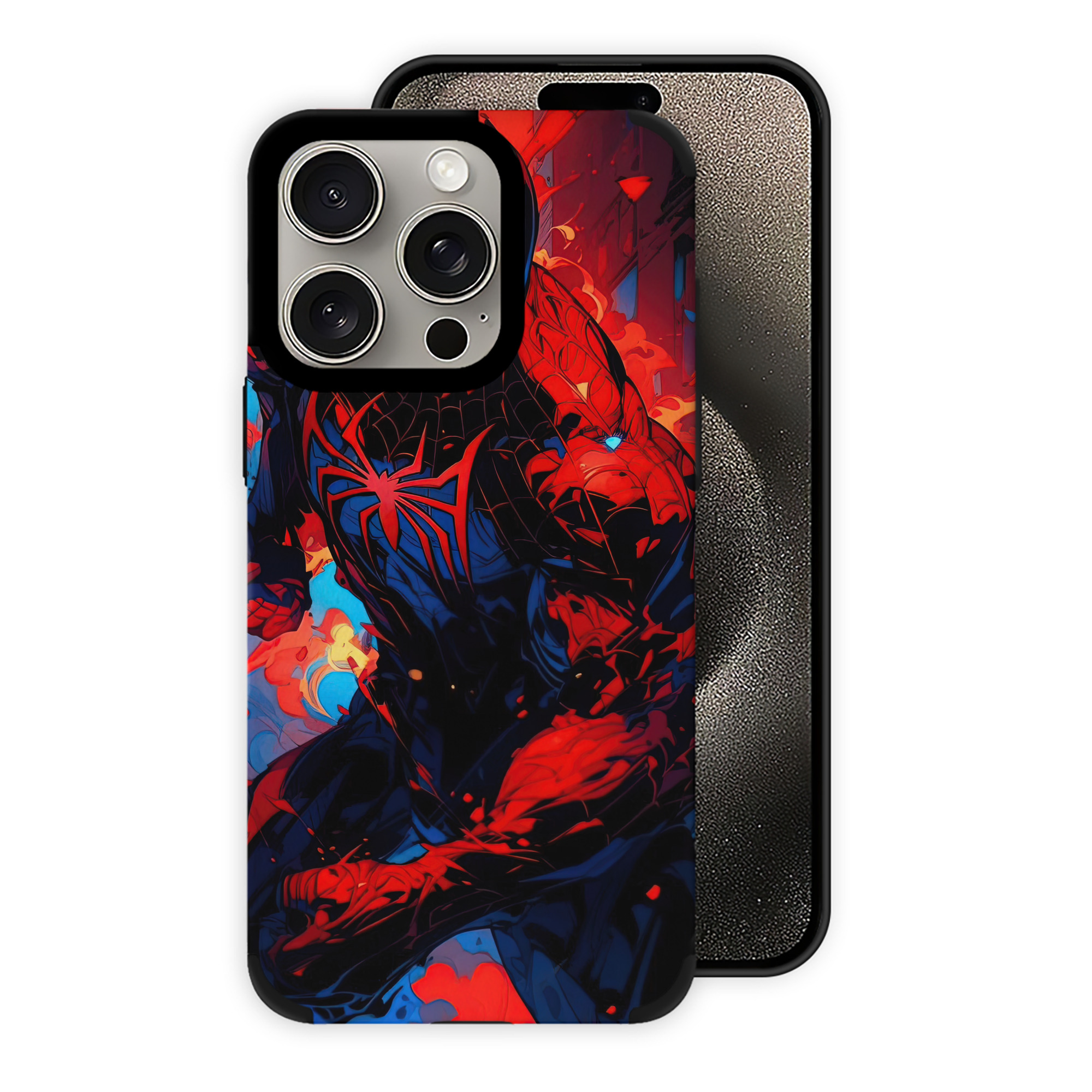 Spider Man スパイダーマン 【iPhone15ProMax対応】 PUレザー スマホケース 耐衝撃＆黄変防止