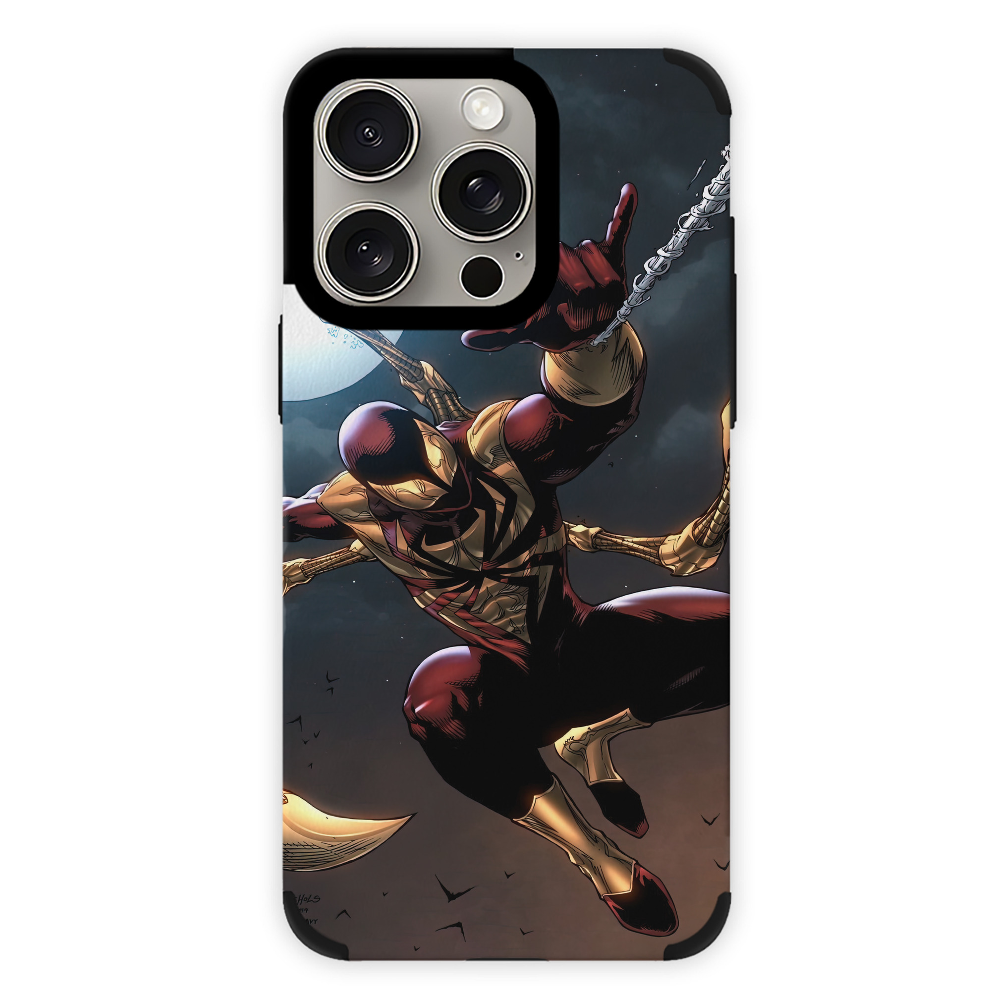 Spider Man スパイダーマン 【iPhone15ProMax対応】 PUレザー スマホケース 耐衝撃＆黄変防止