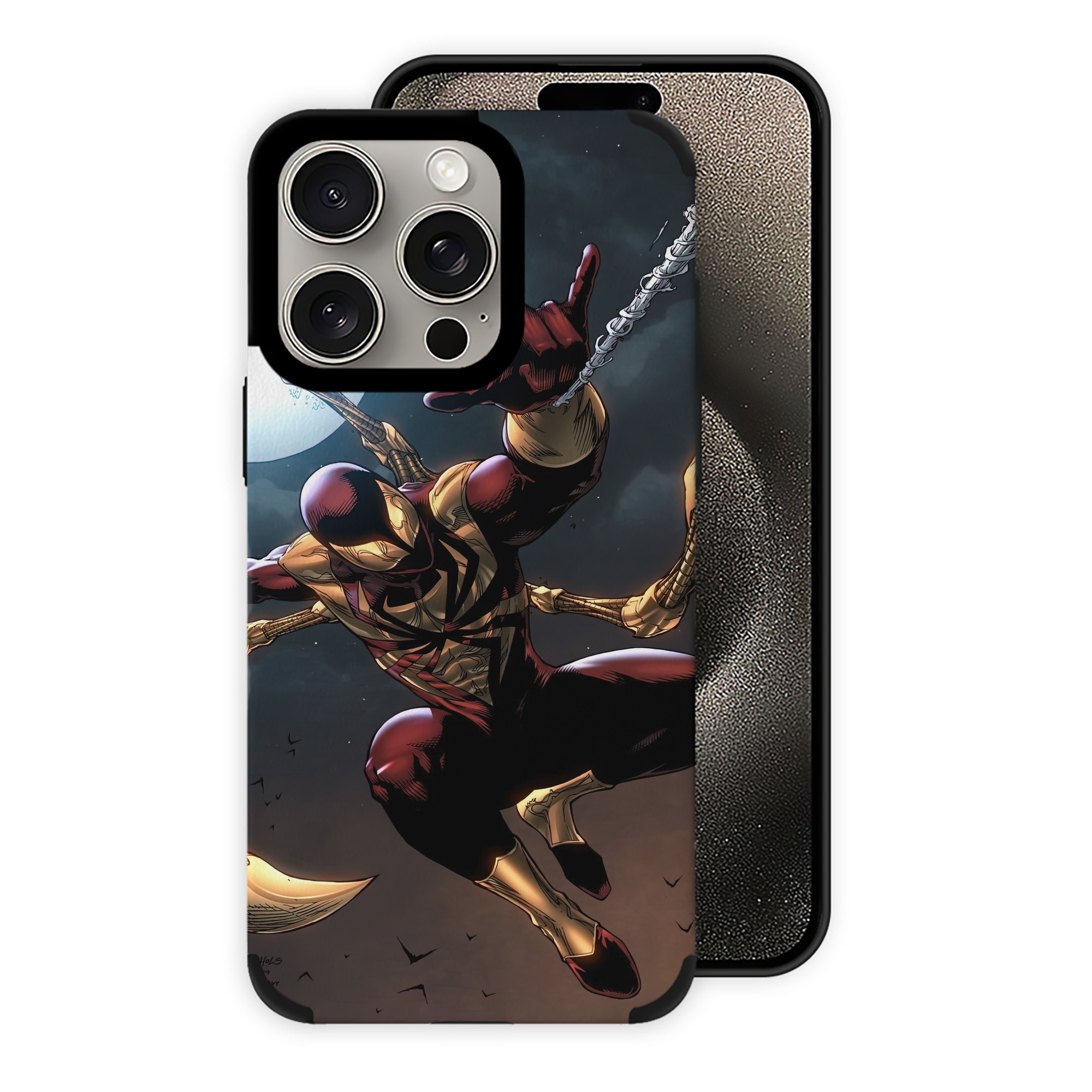 Spider Man スパイダーマン 【iPhone15ProMax対応】 PUレザー スマホケース 耐衝撃＆黄変防止