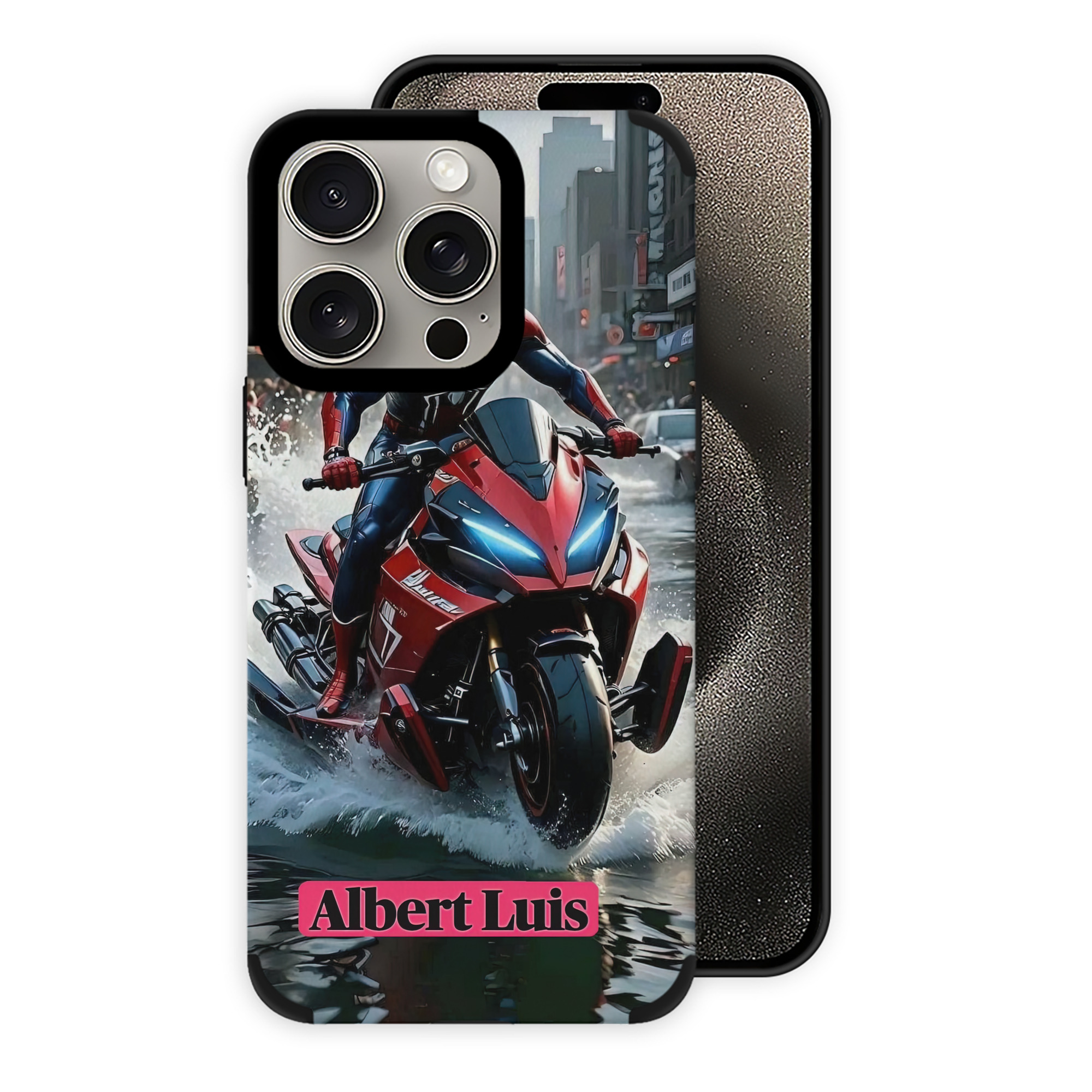Spider Man スパイダーマン 【iPhone15ProMax対応】 PUレザー スマホケース 耐衝撃＆黄変防止
